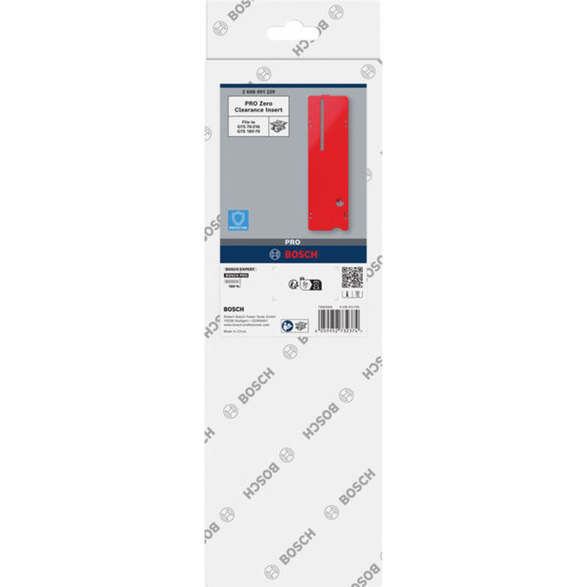 PRO Zero Clearance Einsatz für Tischkreissägen GTS 18V-70/GTS 70-216Professional