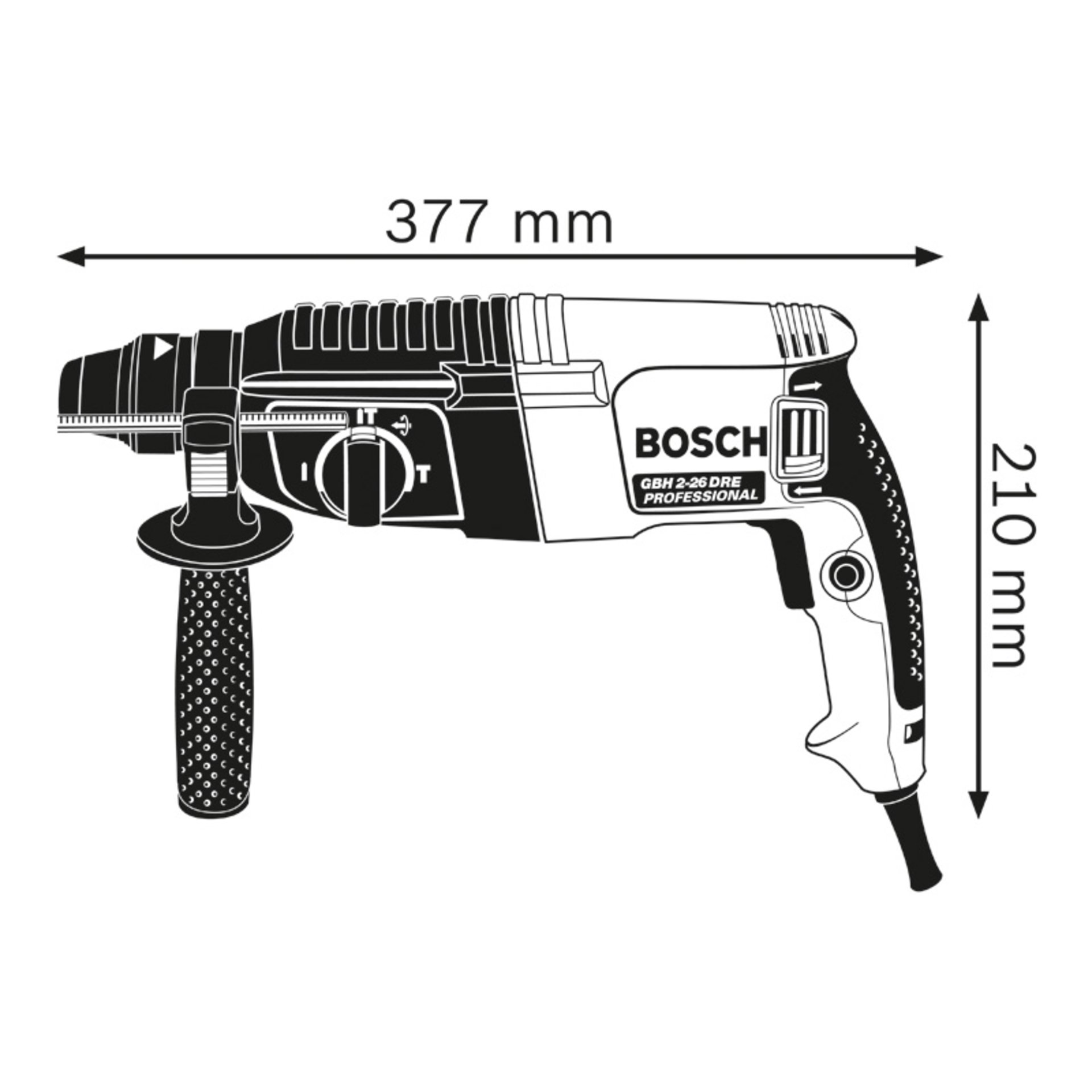 Bohrhammer mit SDS plus GBH 2-26 mit L-BOXX