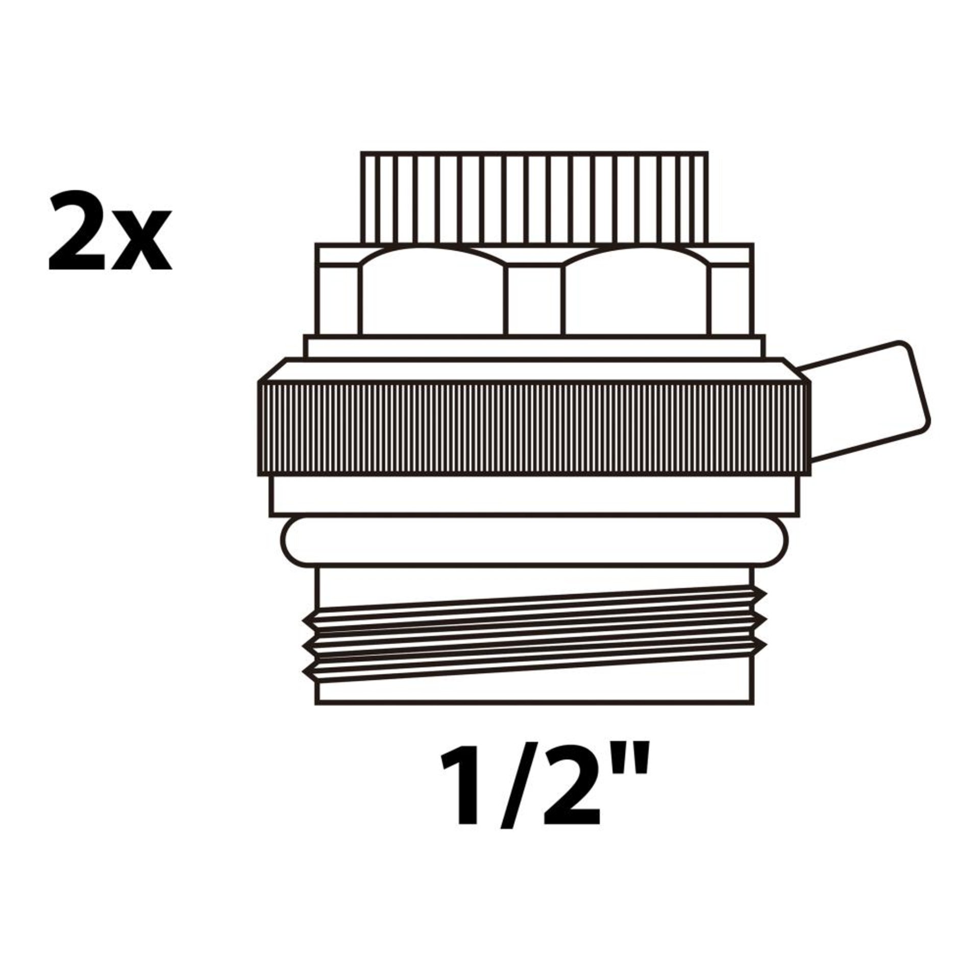 Autom. HK-Entlüfter 1/2"AG 2x