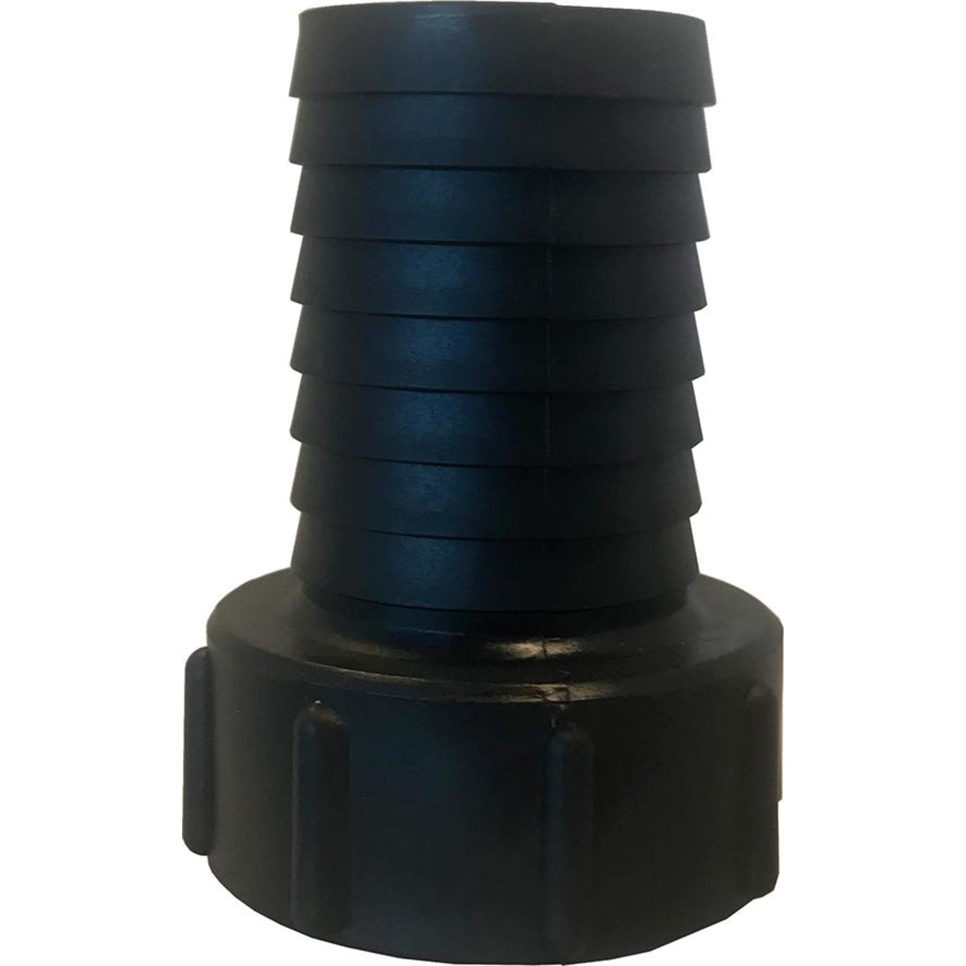 IBC Container-Adapter m. gerilltem Stutzen, PP,IBC IG 2" (S60x6) Stutzen 1", 25mm