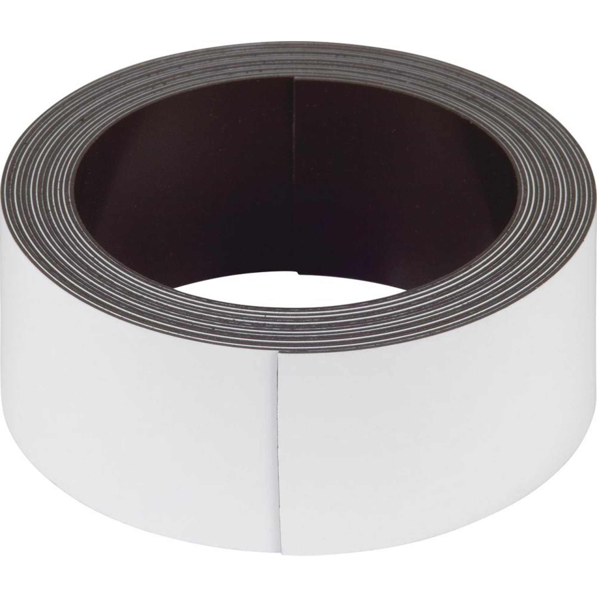 Magnetband beschriftbar 2,5m x 30,weiß Inhalt: 1