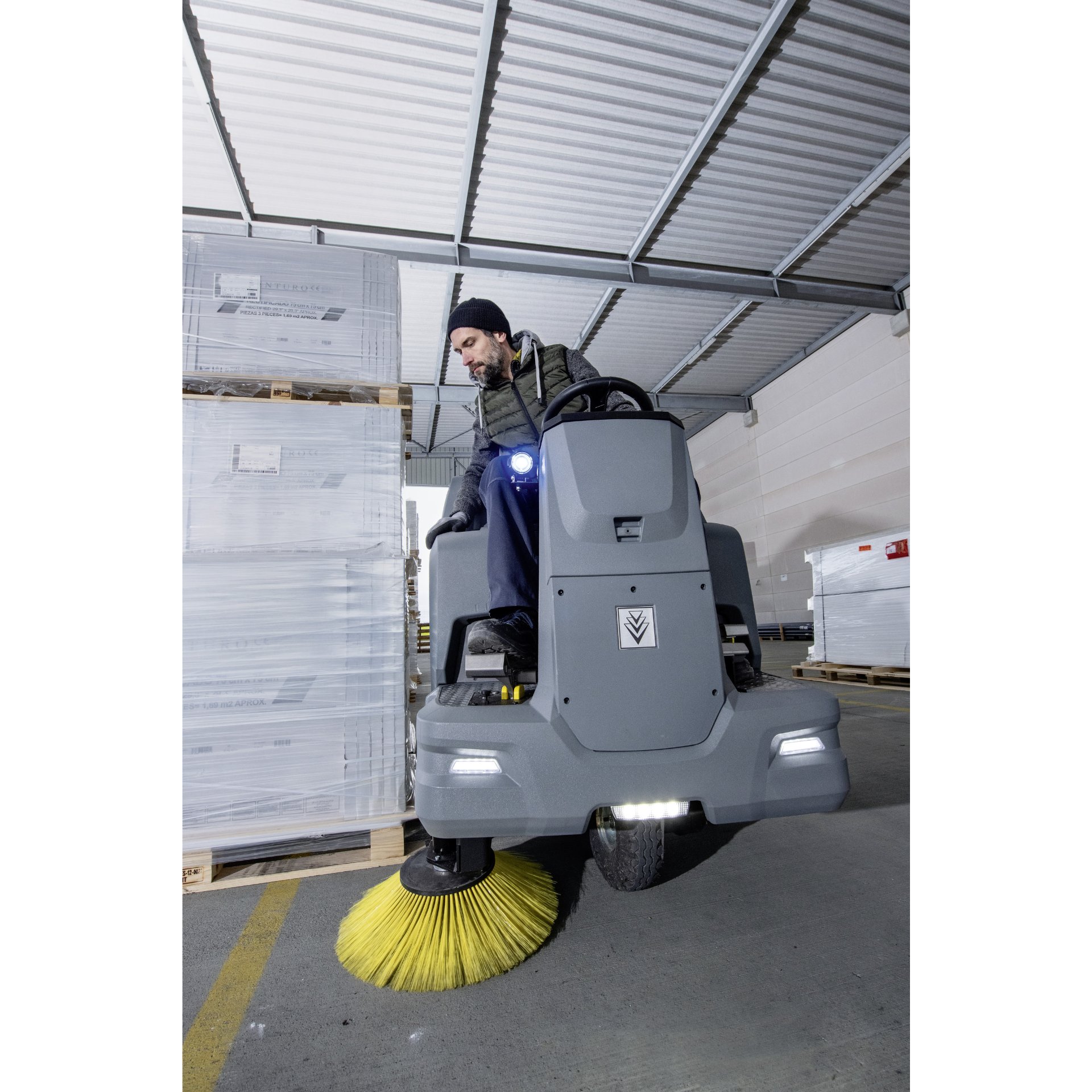 Kärcher Kehrsaugmaschine  KM 100/120 R Bp Pack 160Ah Li+FC