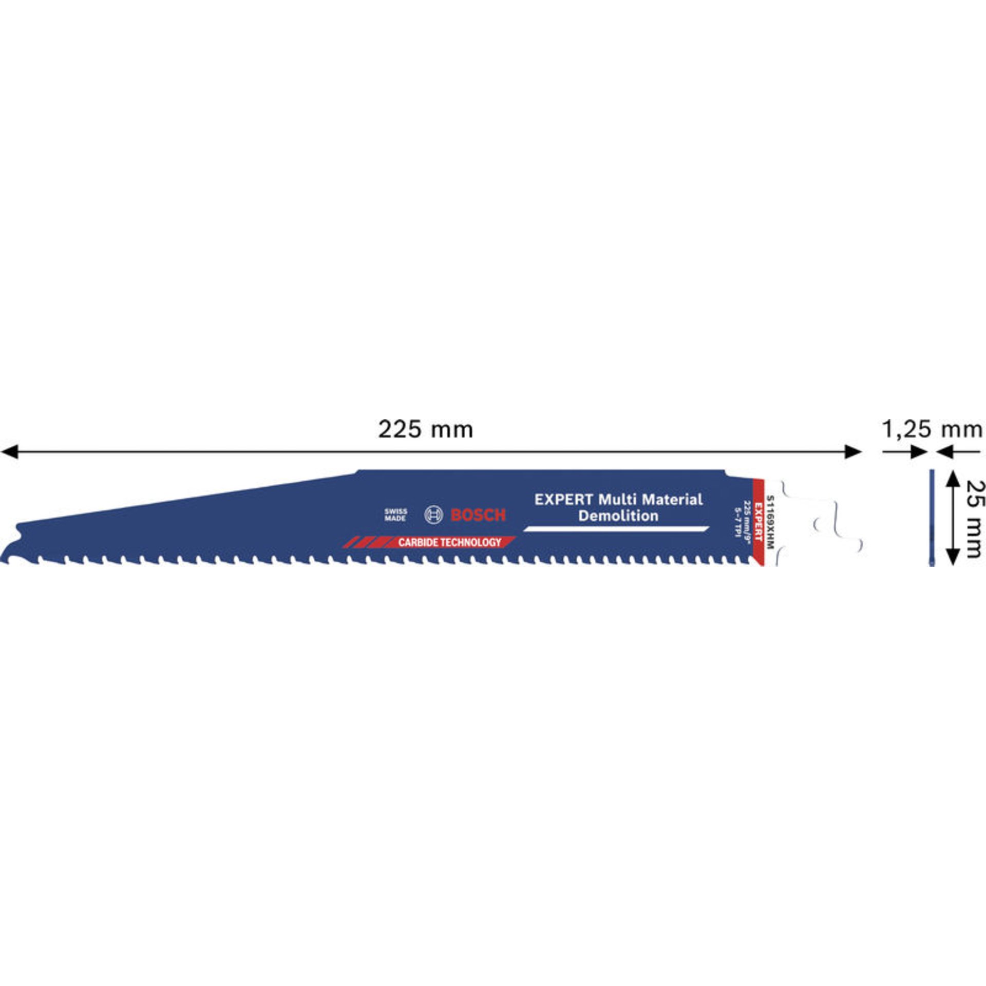EXPERT Multi Material Demolition S1169XHM Säbelsägeblatt