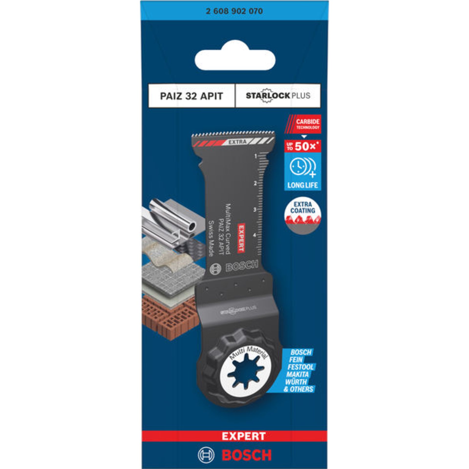 EXPERT PAIZ 32 APIT MultiMax Tauchsägeblatt, 32 x 55 mm
