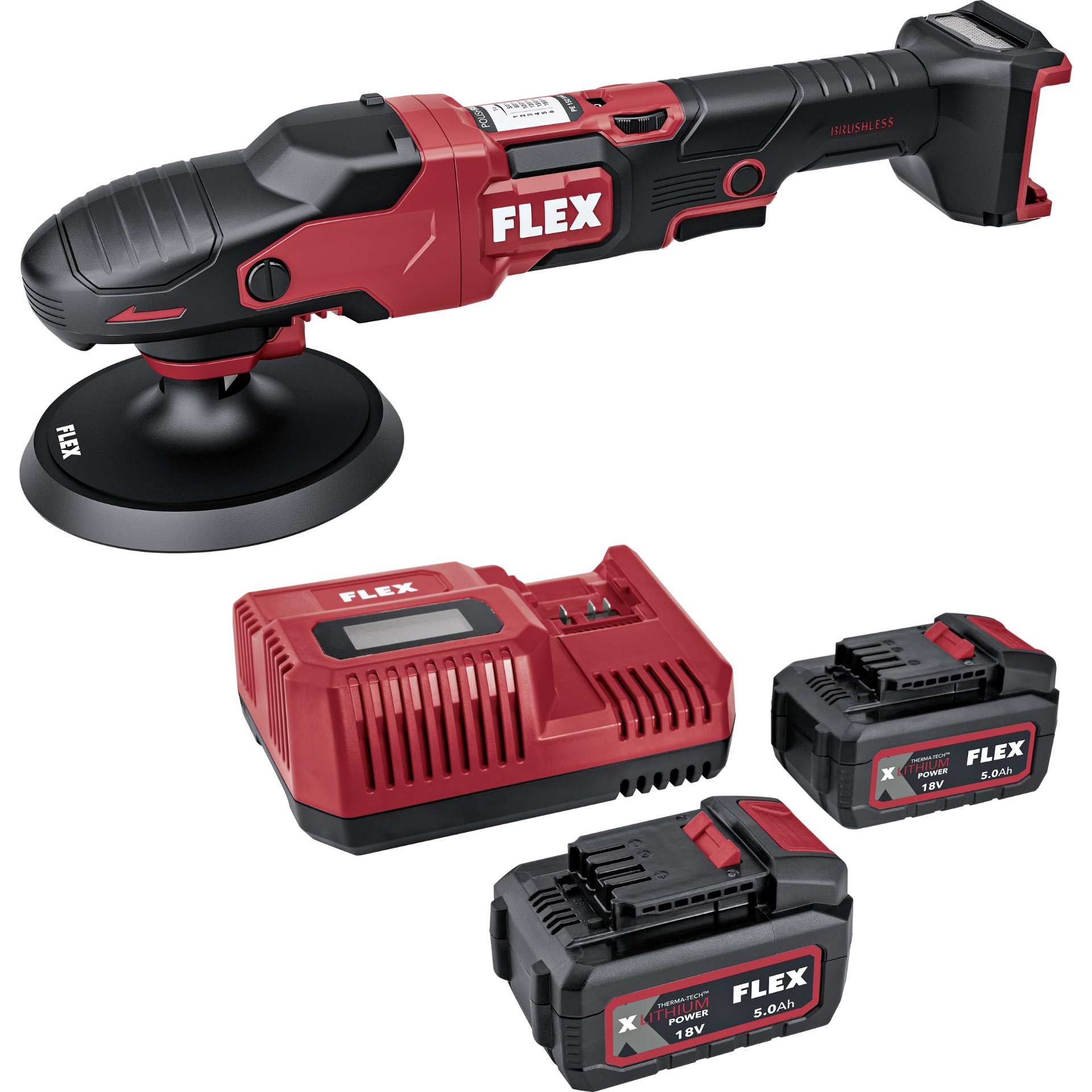 Akku-Rotationspolierer 18 V PE 150 18-EC Set