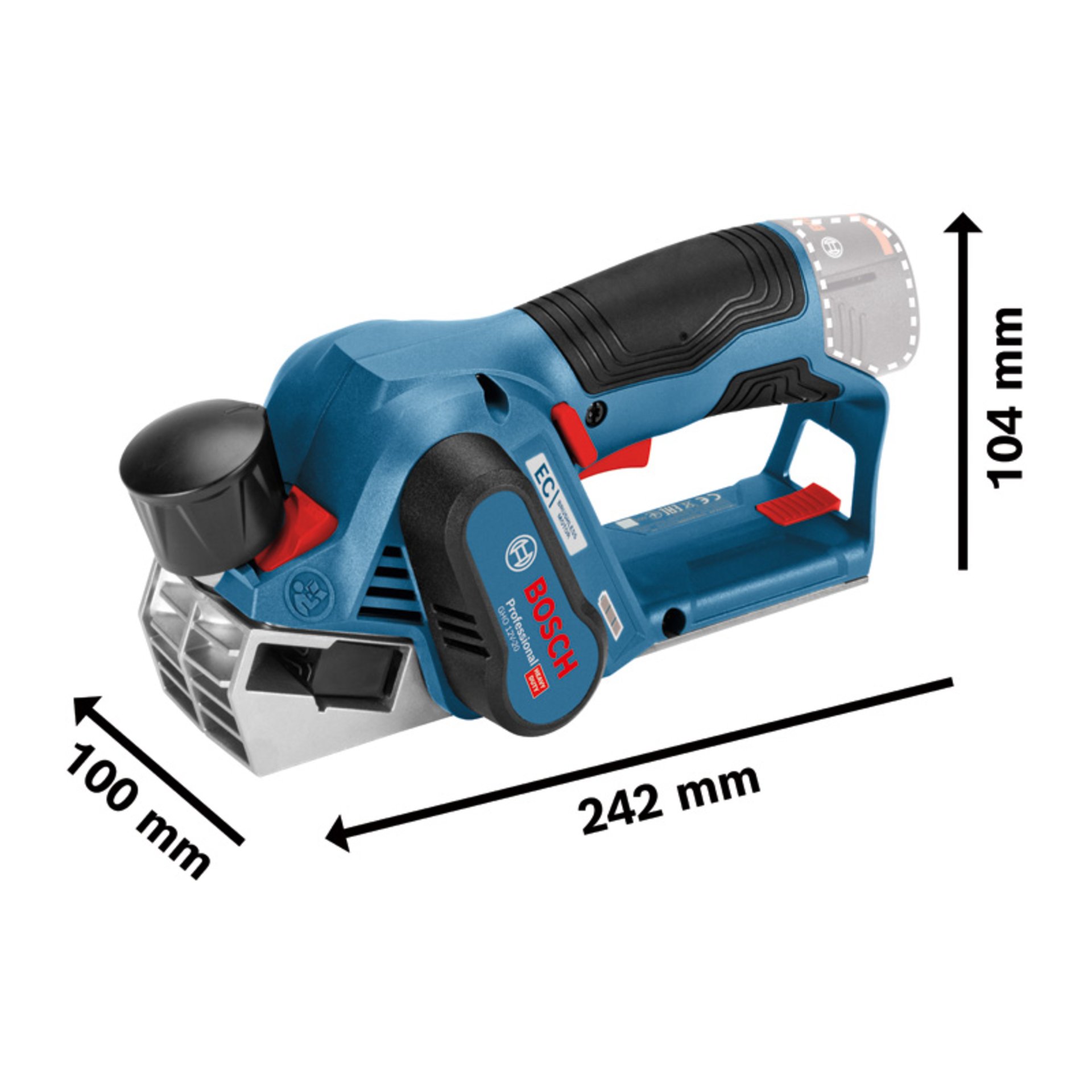 Akku-Hobel GHO 12V-20