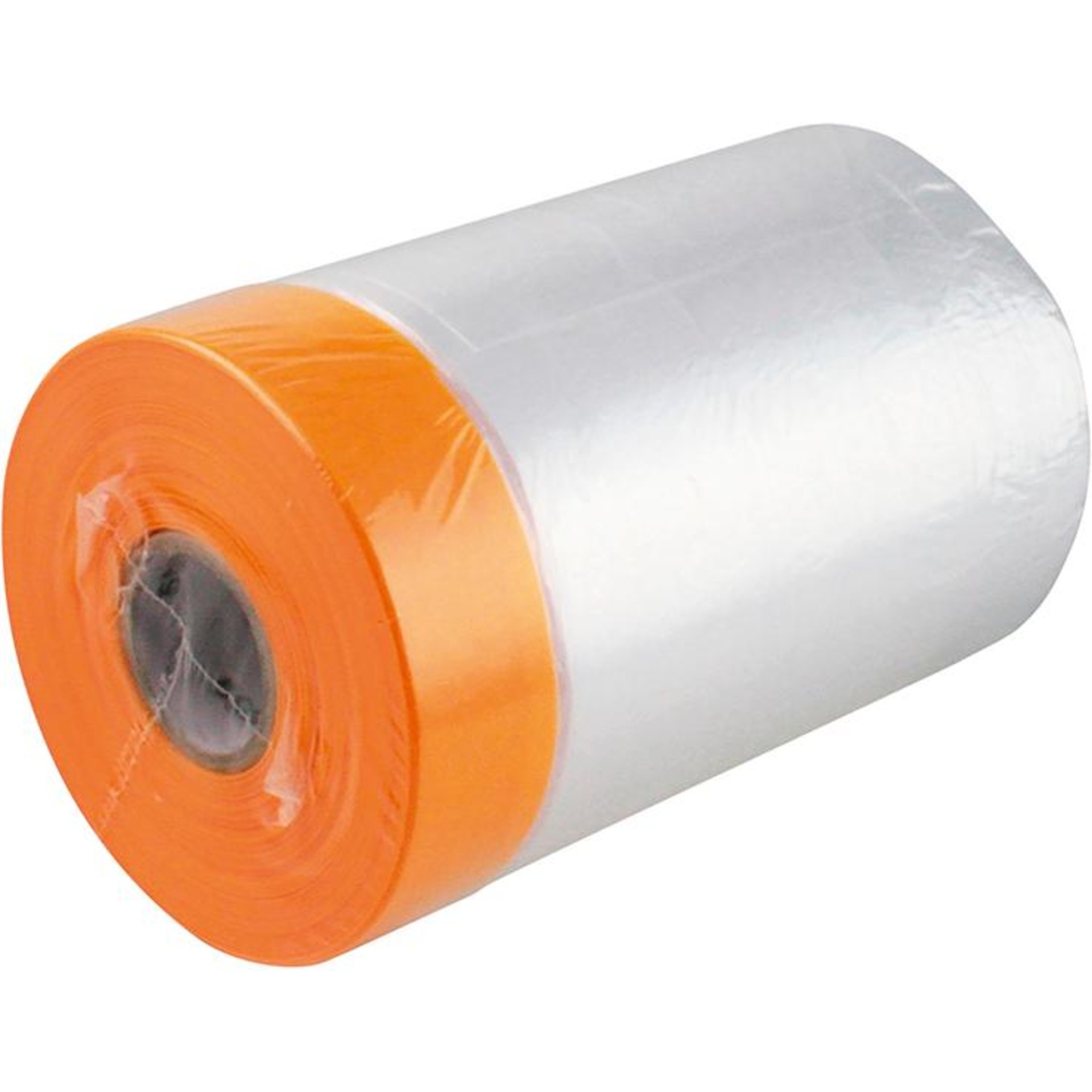 Abdeckfolie mit Präzisions-Krepp- Klebekante,1100mmx33m transparent/orange