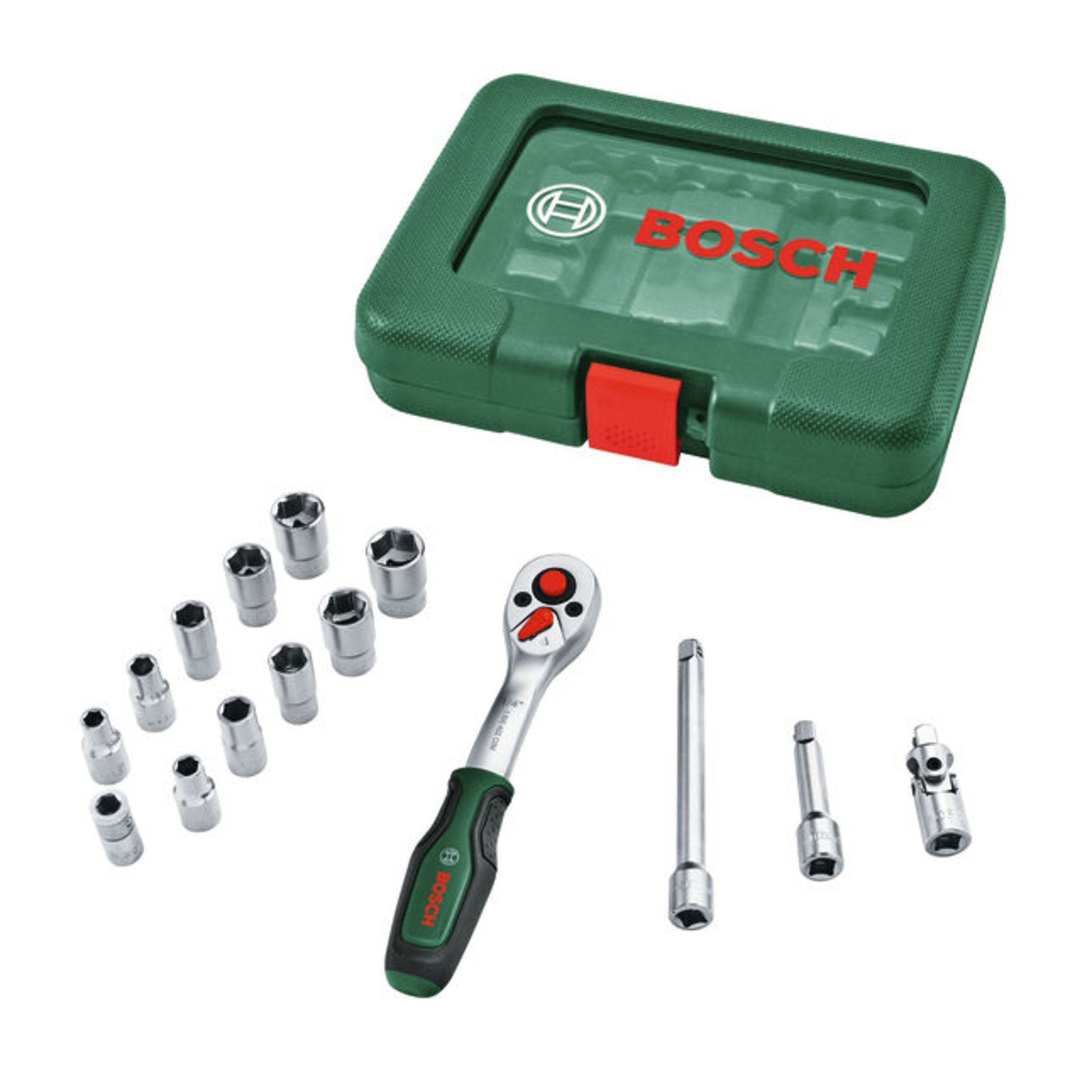 Handwerkzeuge 1/4-Ratschen-Set 15-tlg.