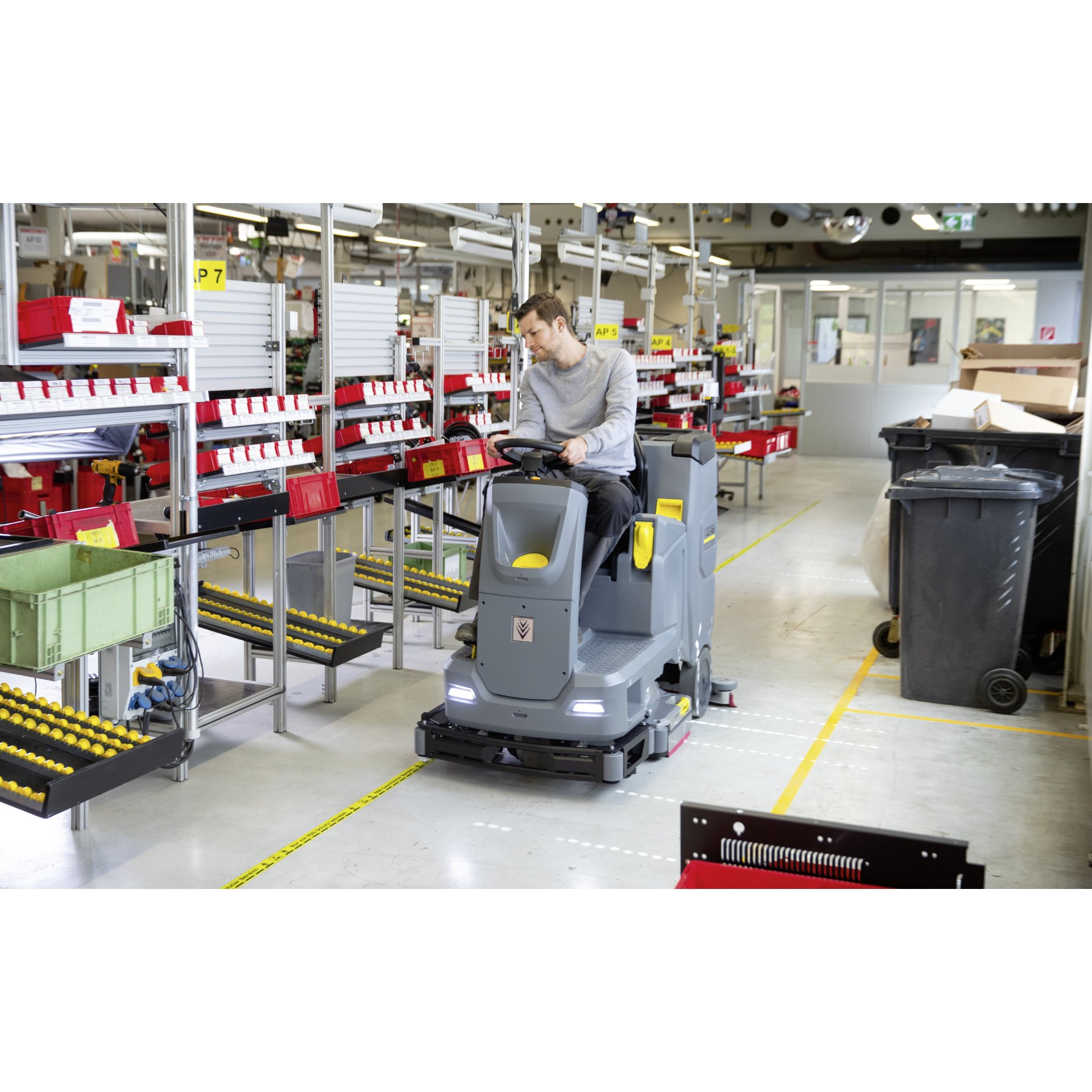 Kärcher Aufsitz-Scheuersaugmaschine B 110 R Bp Pack 170Ah Dose+R75