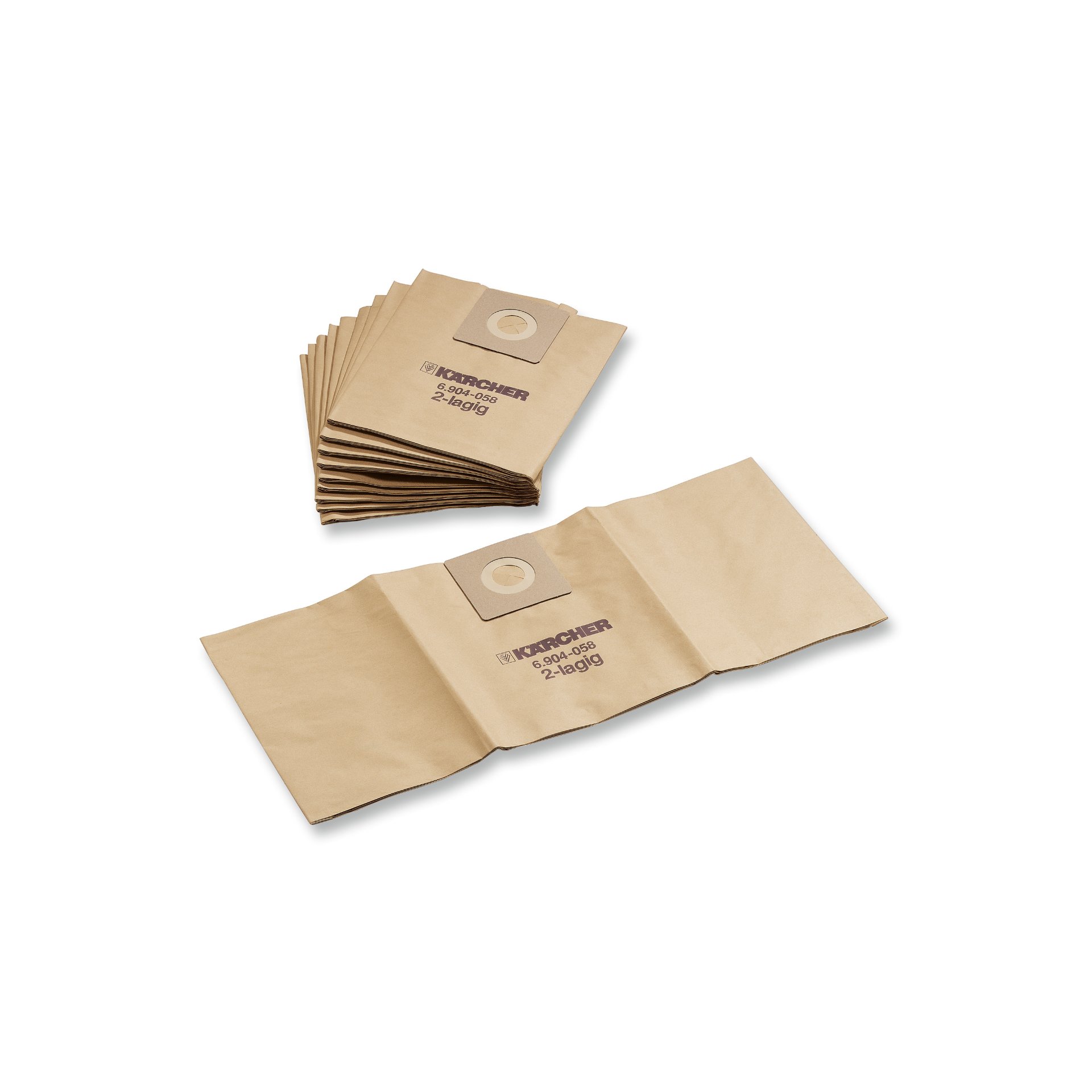 Kärcher Papierfiltertüten 2-lagig  300 St. T 7/1 und T 10/1