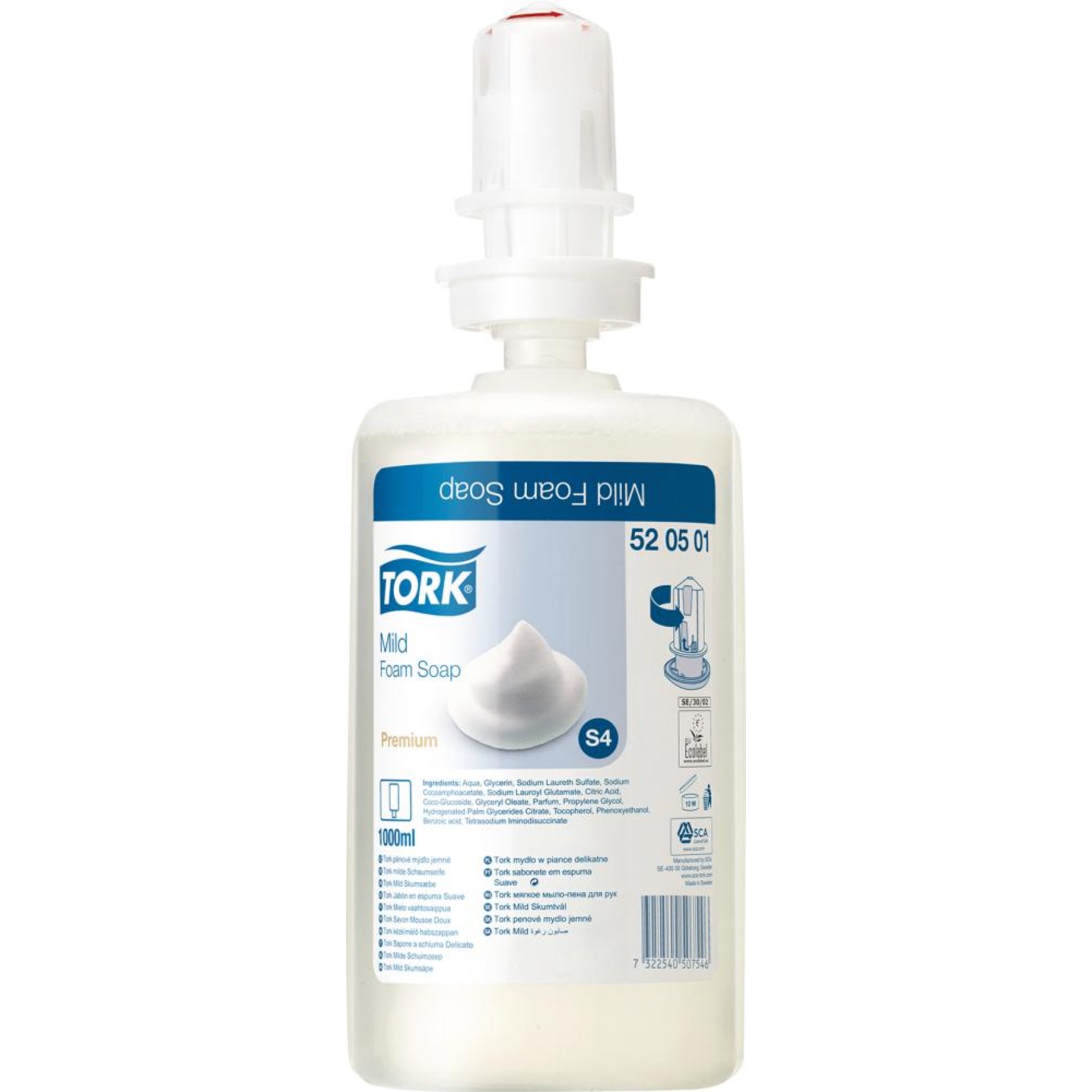 Tork Premium SeifenschaumS4 mild 6x1 Liter