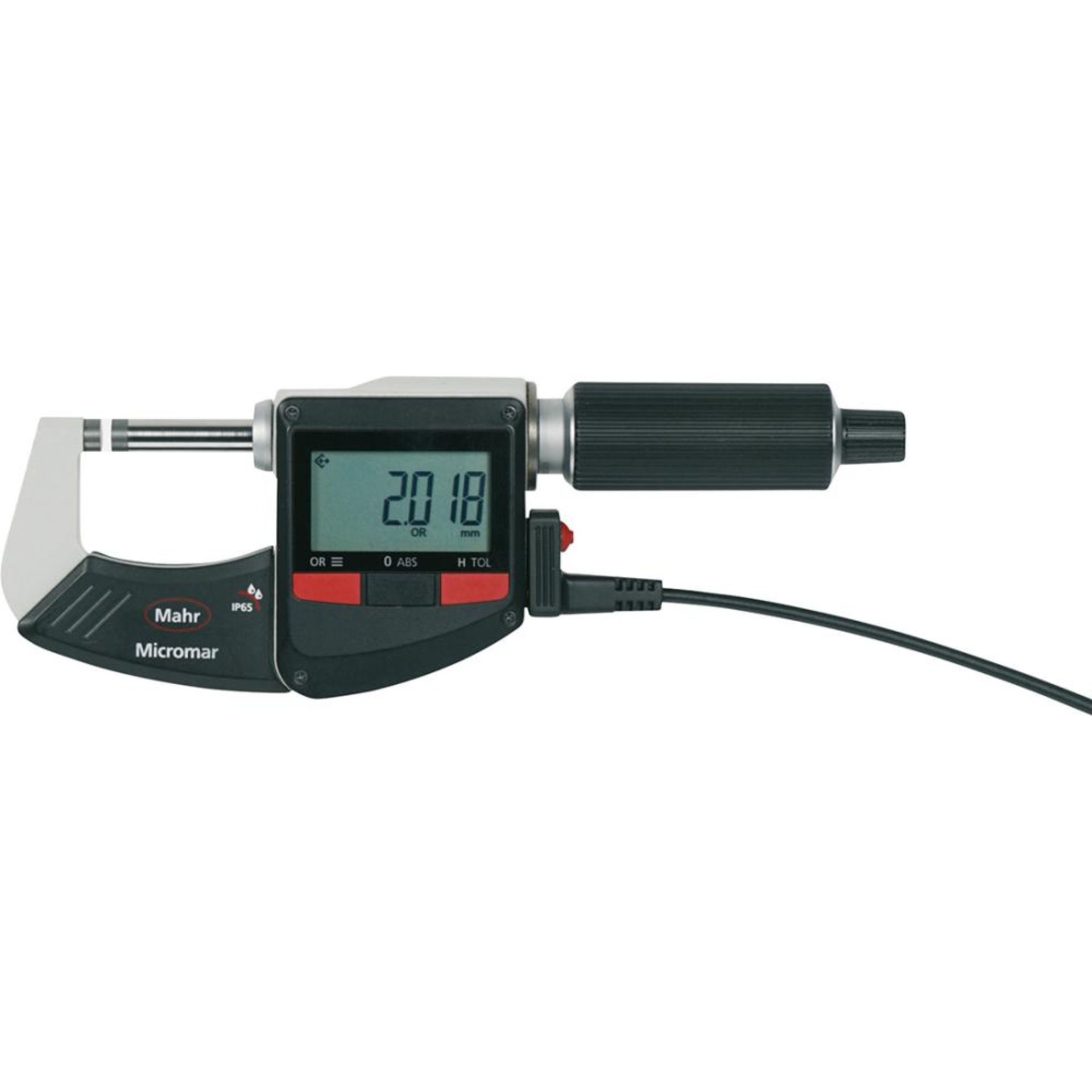 Dig.-Bügelmessschraube MICROMAHR 40 EWR IP67 0-25 mm m. Daten MAHR