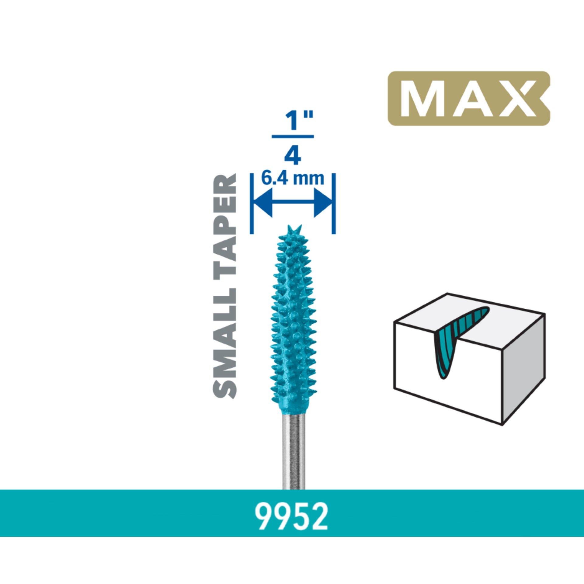 DREMEL® MAX Power Carving Kegelfräser