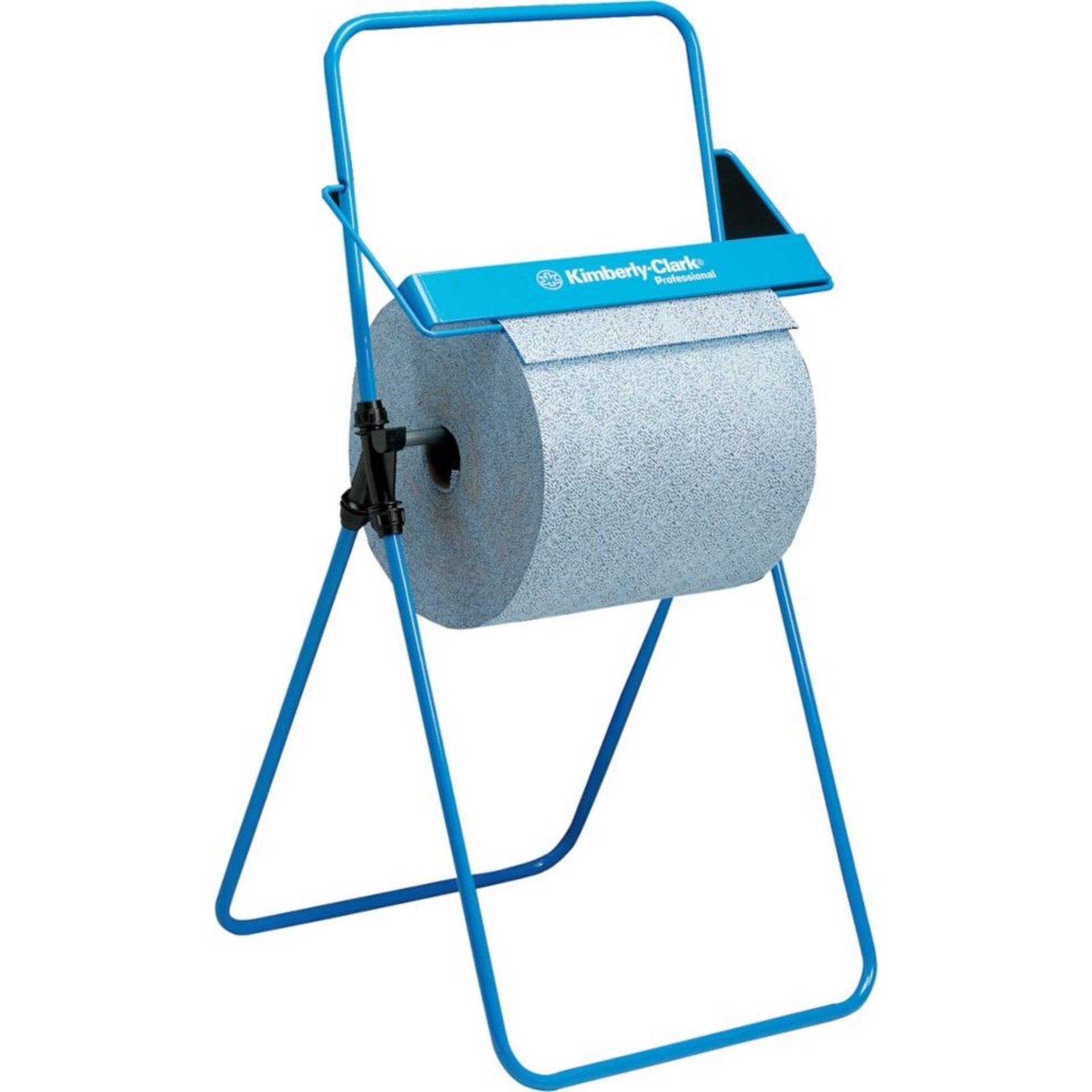 Bodenständer für Groß- rollen, Metall, blau