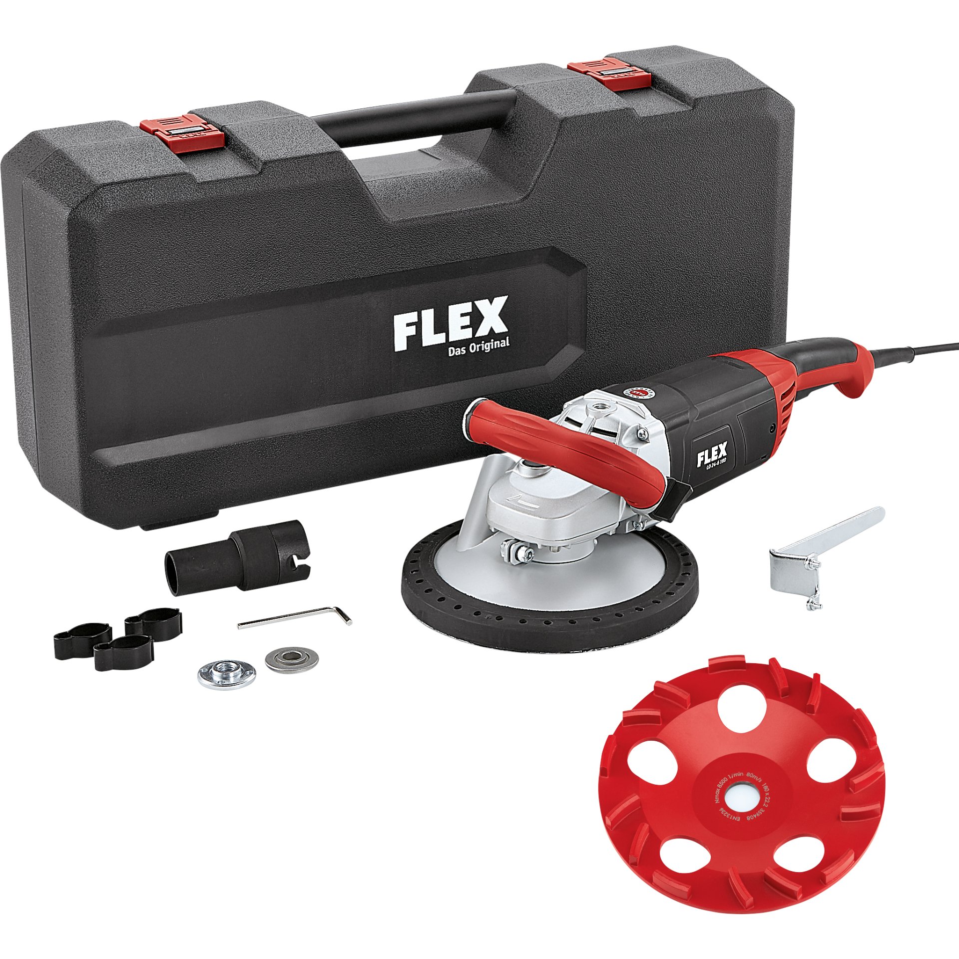 Sanierungsschleifer für Flächen, 180 mm LD 24-6 180, Kit E-Jet