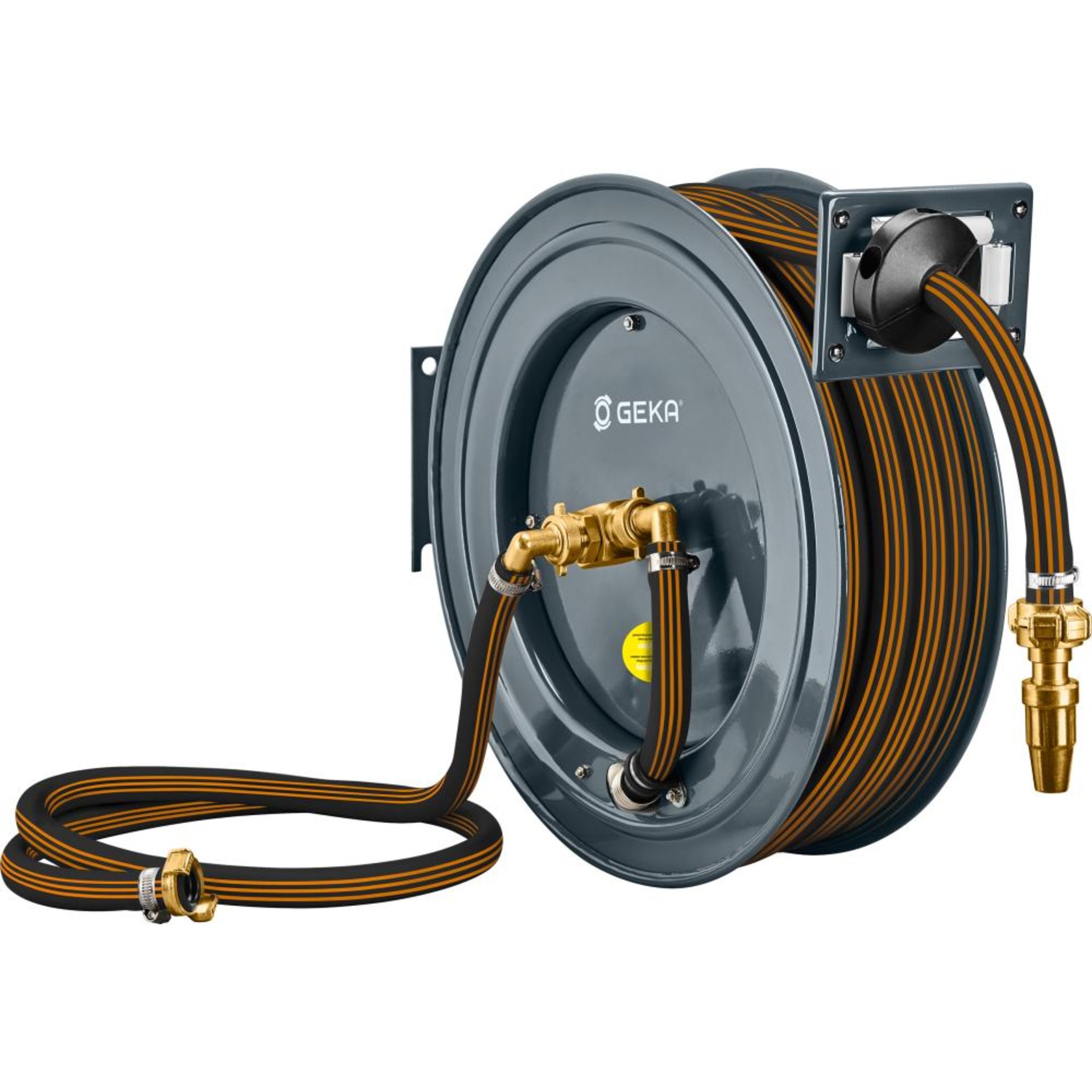 GEKA plus automatischer Schlauchaufroller PA20GSKinkl 15m-EPDM-Schlauch EURO TRIX 3/4"& Arm.