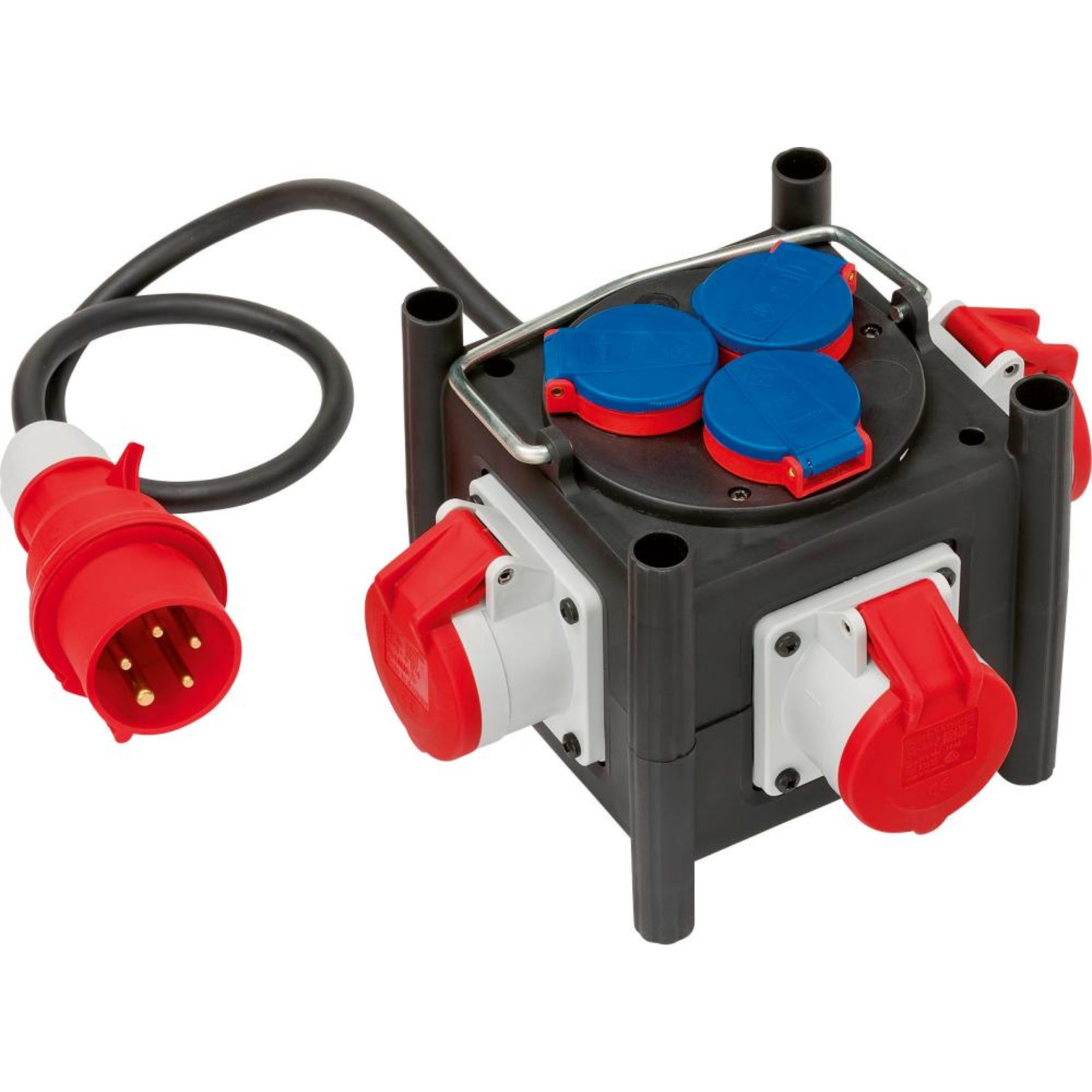 Kompakt-Stromverteiler H07RN-F5G1,5 1m CEE 3xCEE400V + 3x230V Brennenstuhl