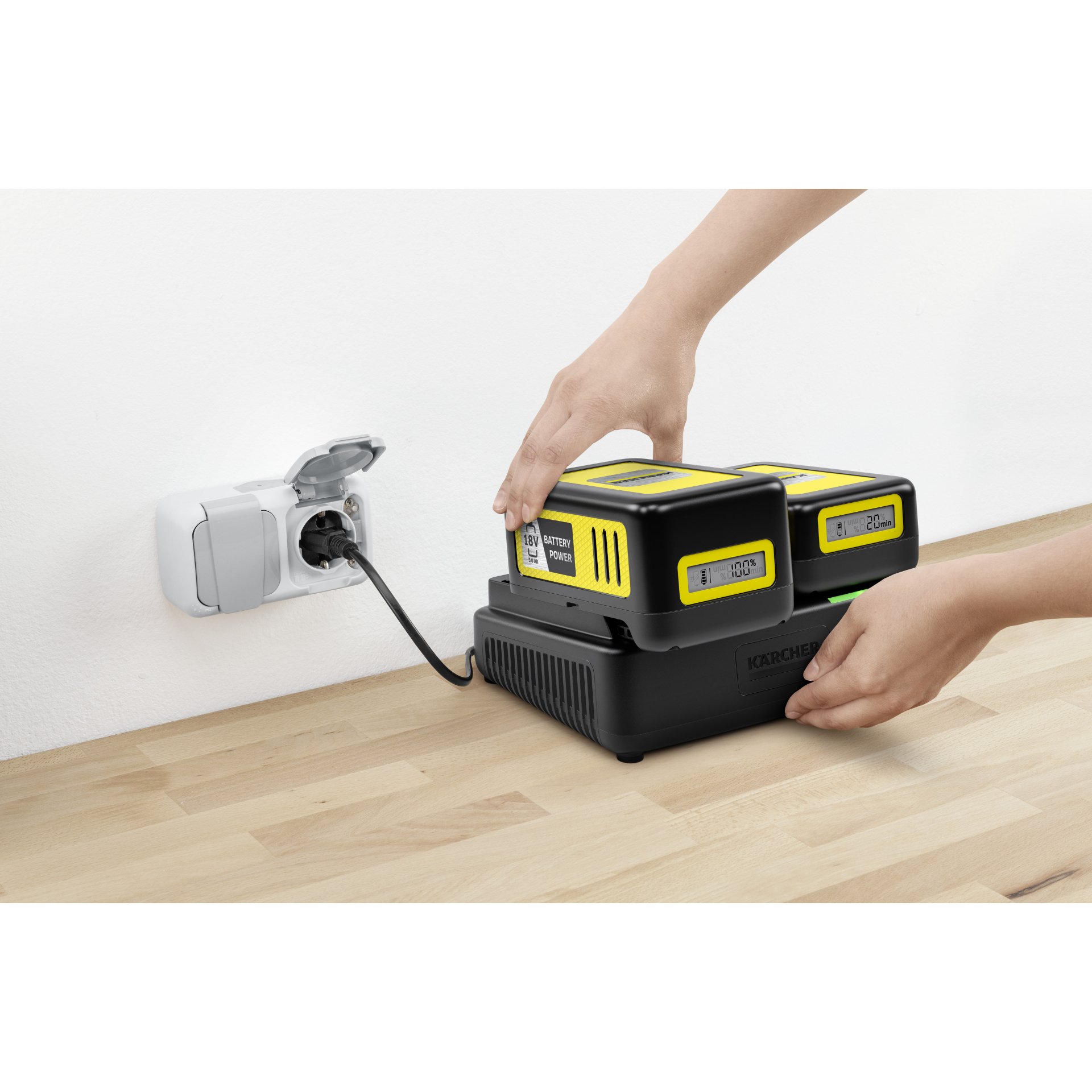 Kärcher Schnellladegeraet Battery Power 18V Dual