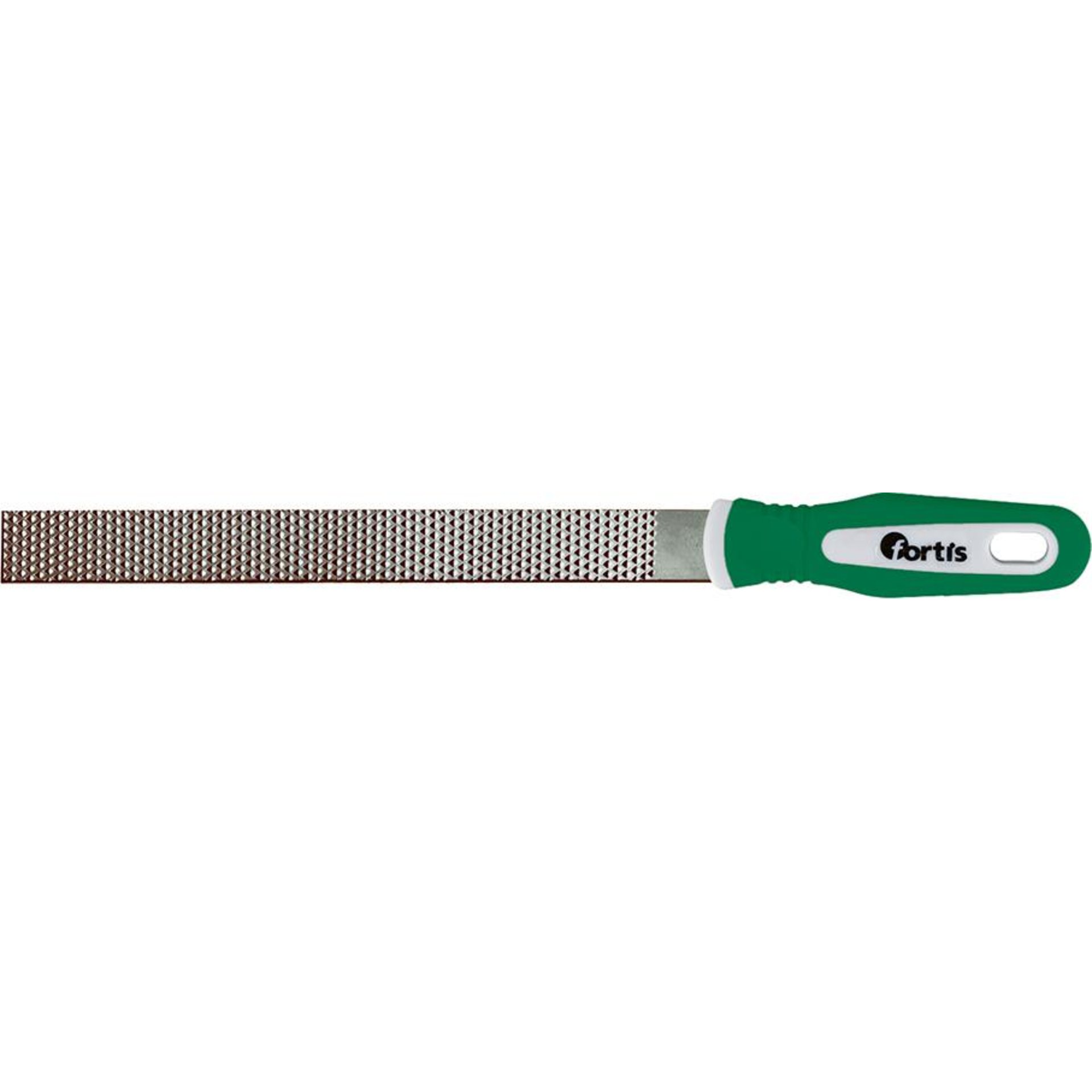 Feilraspel 200mm Hieb 2, flachstumpf mit 2K-Feilenheft FORTIS
