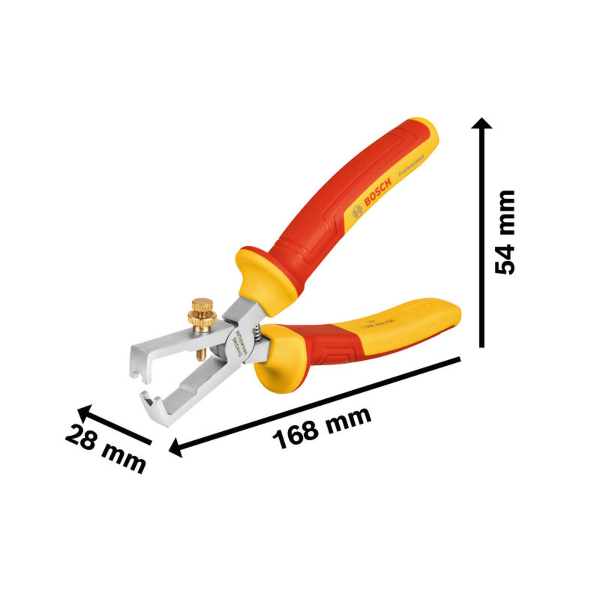 VDE Universal-Abisolierzange, 160 mm