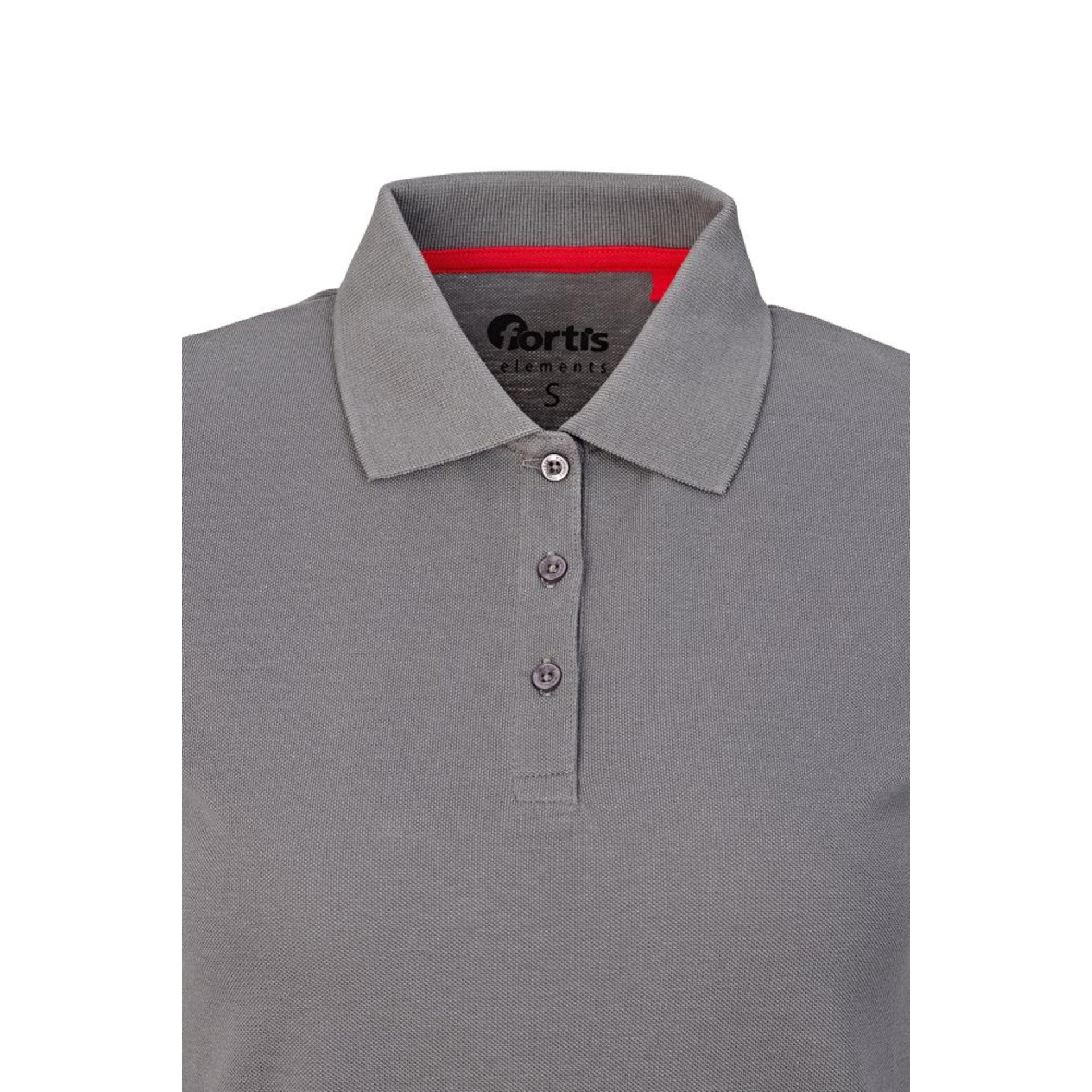 Soft-Poloshirt Damen grau Gr. 2XL FORTIS Elements
