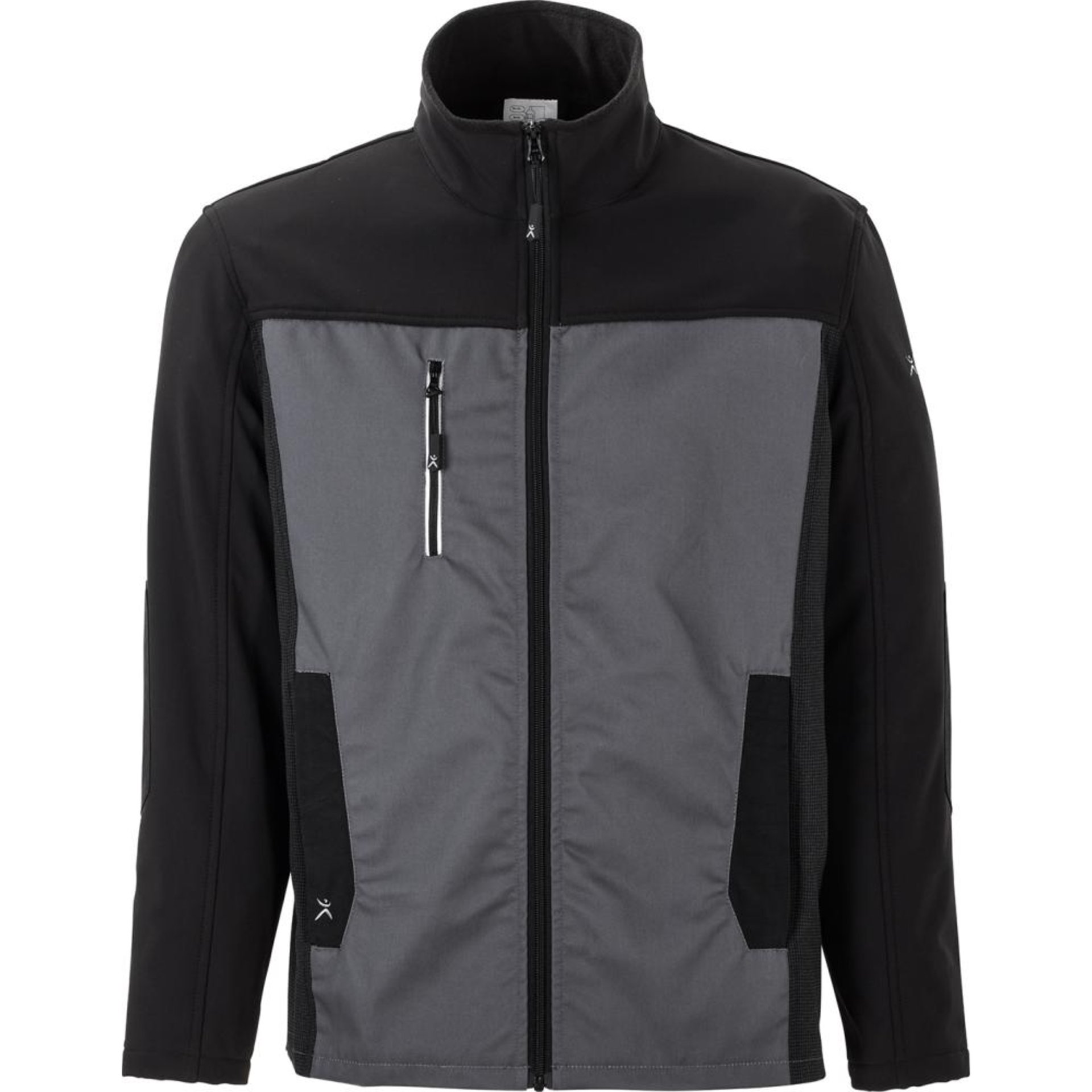 Hybridjacke, schiefer/schwarz, Gr.48 Norit