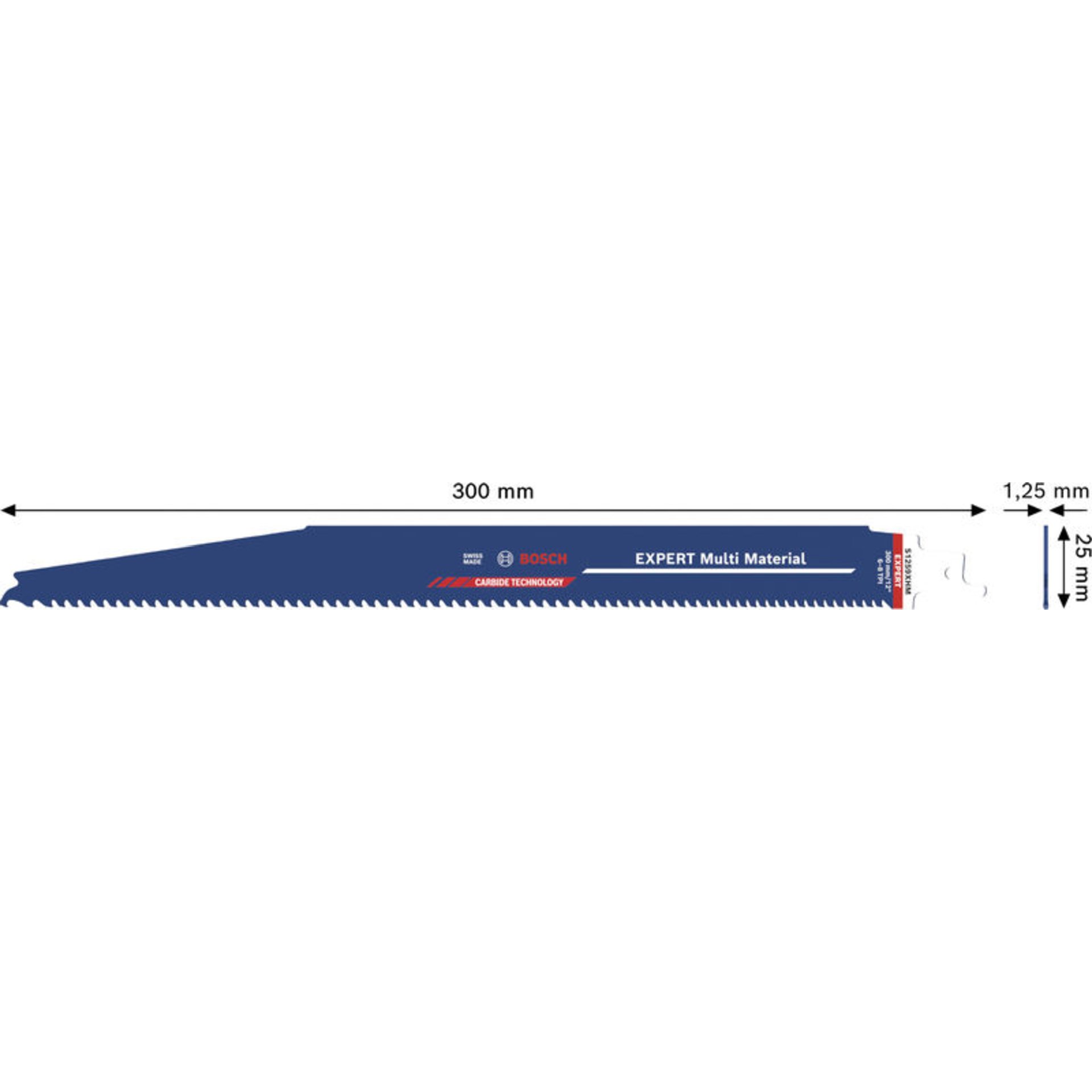 EXPERT Multi Material S1259XHM Säbelsägeblatt