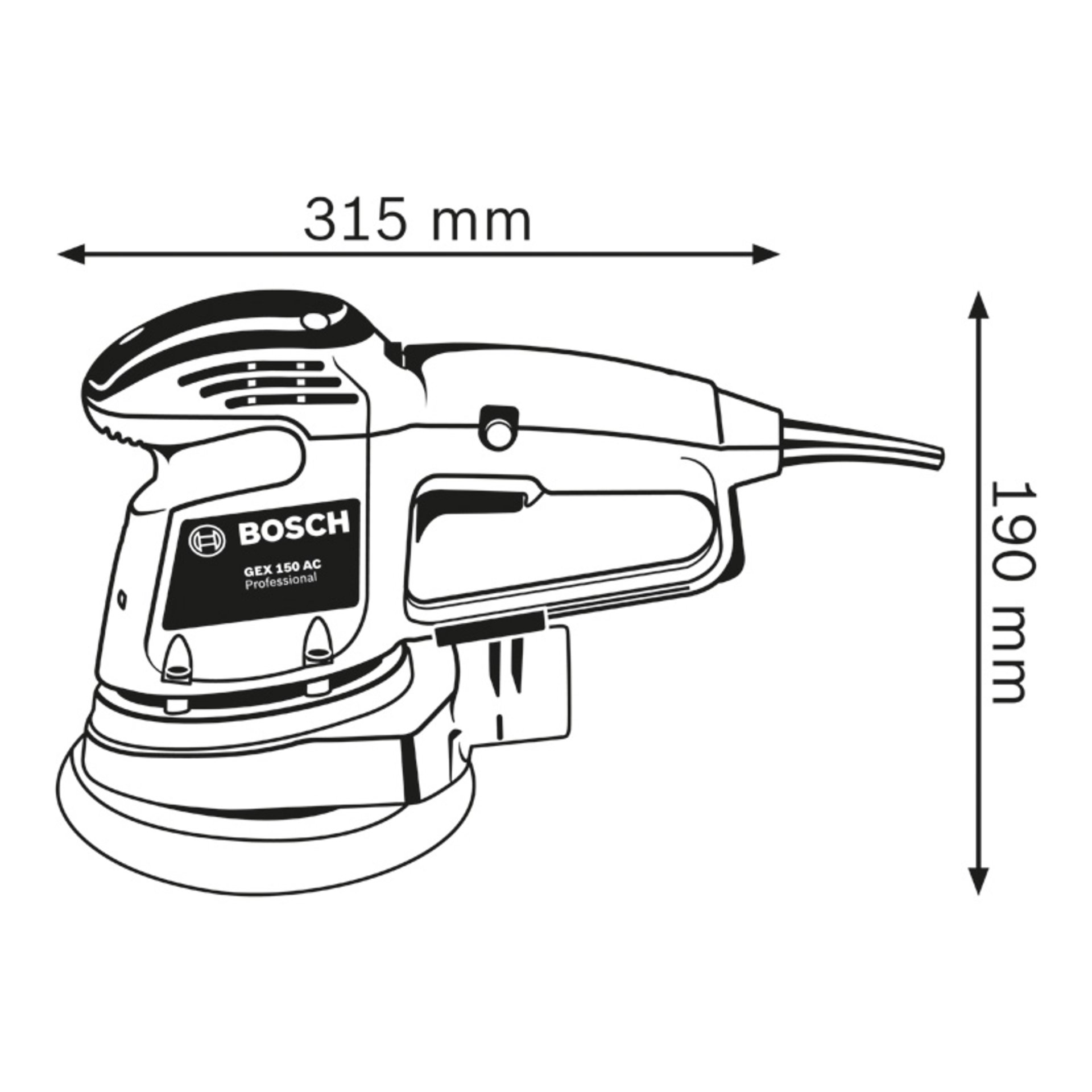Exzenterschleifer GEX 34-150