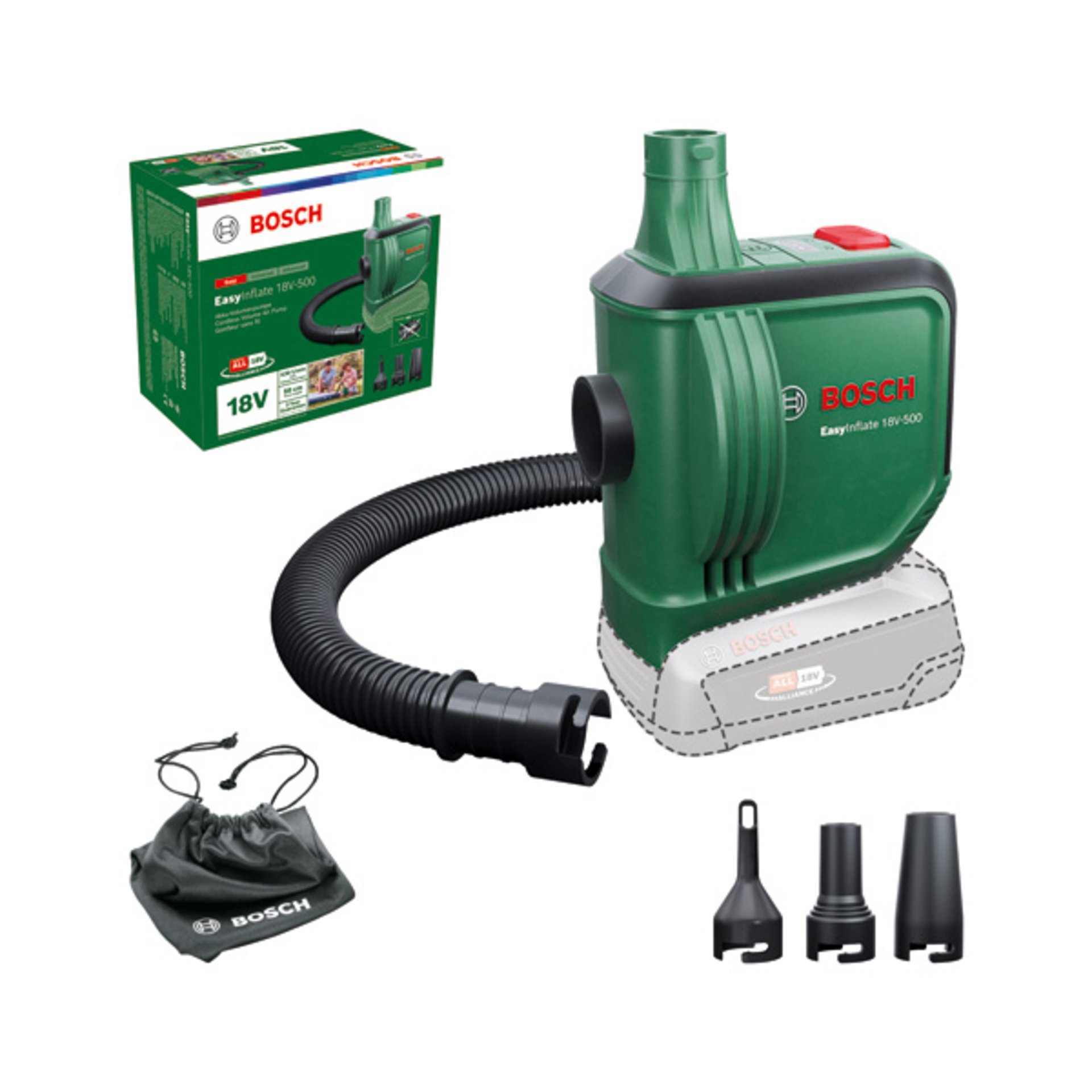 Akku-Volumenpumpe EasyInflate 18V-500
