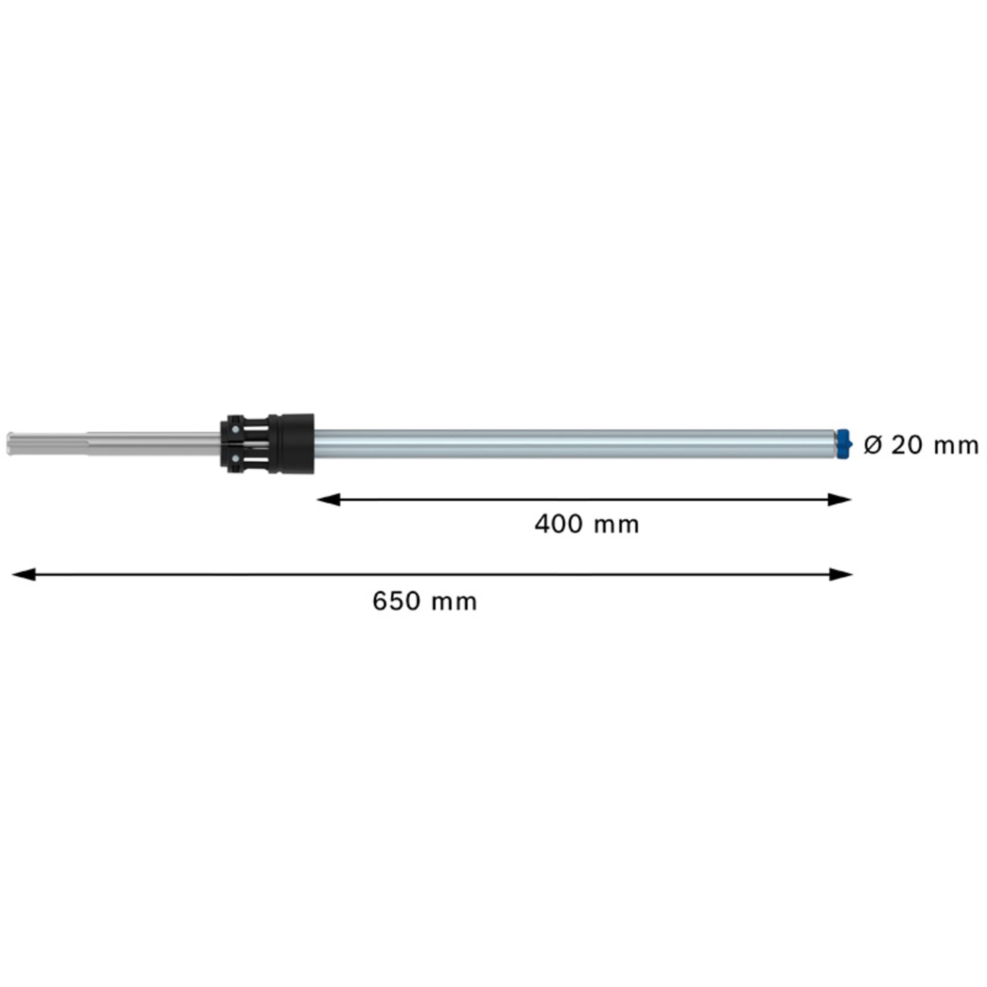 EXPERT SDS Clean max-8X Hammerbohrer, 20x400x650 mm