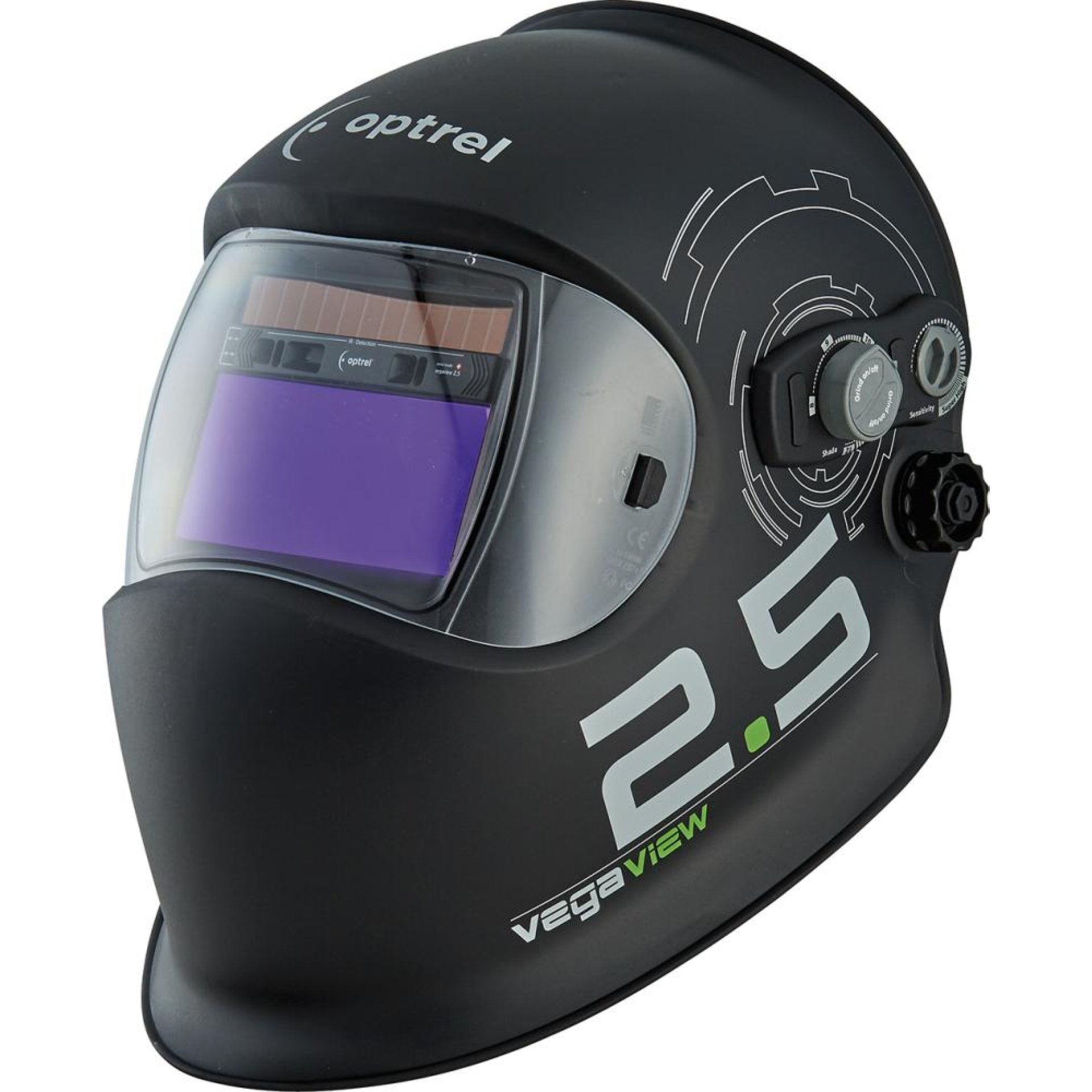 Automatik-Schweißerhelm vegaview 2.5, schwarz OPTREL