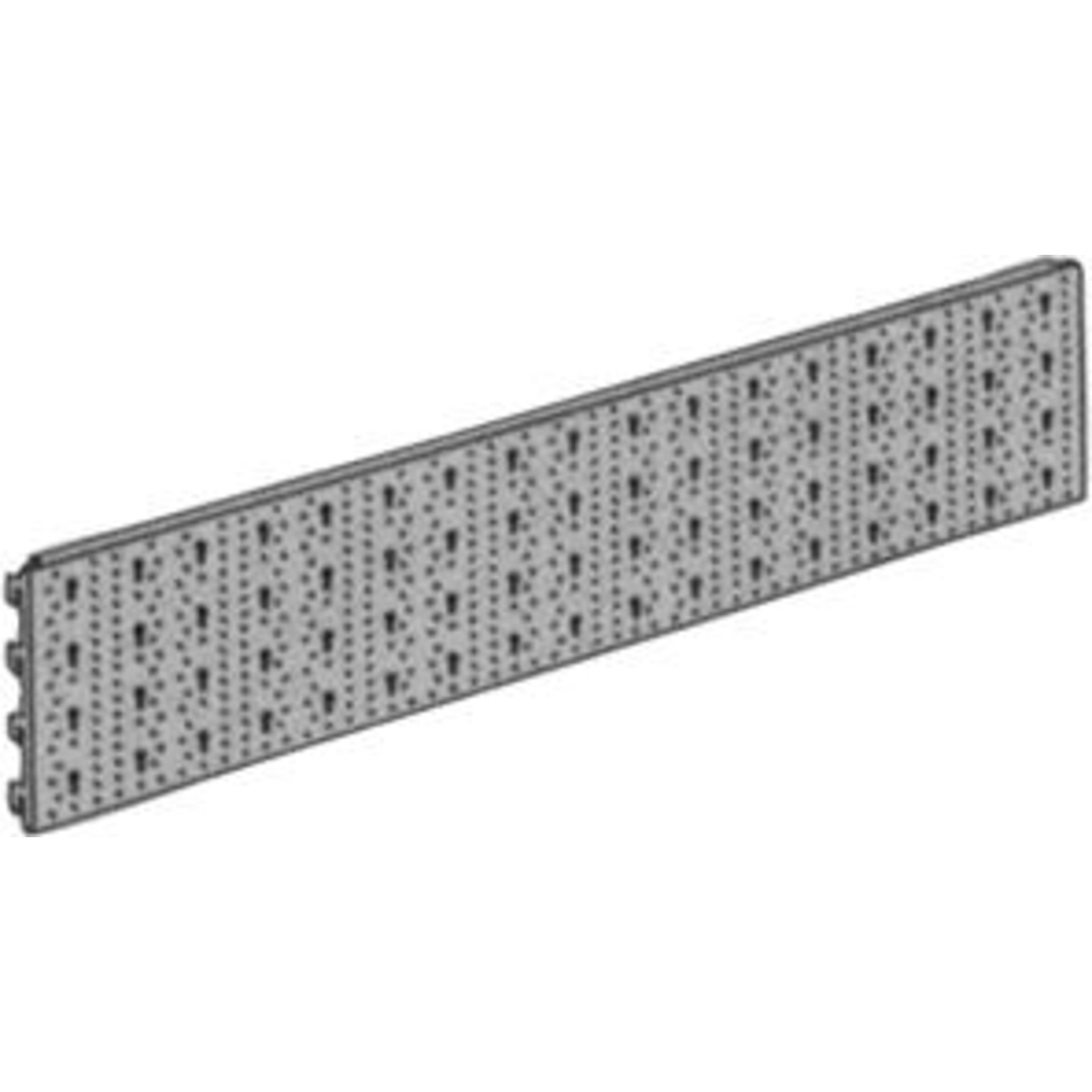 Lochplatte weiss 800X200mm