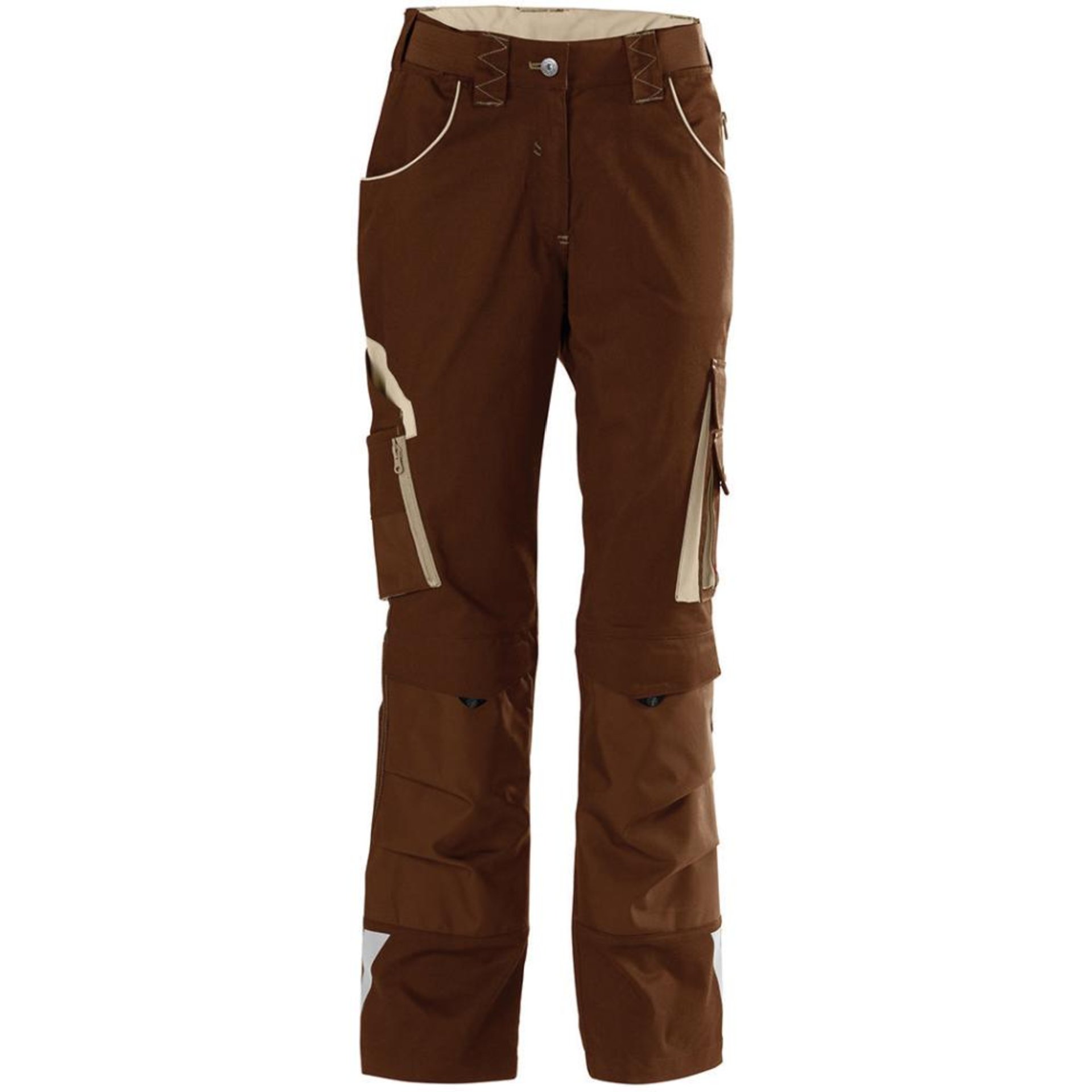 FORTIS Damen Bundhose 24,braun/beige,Gr.38