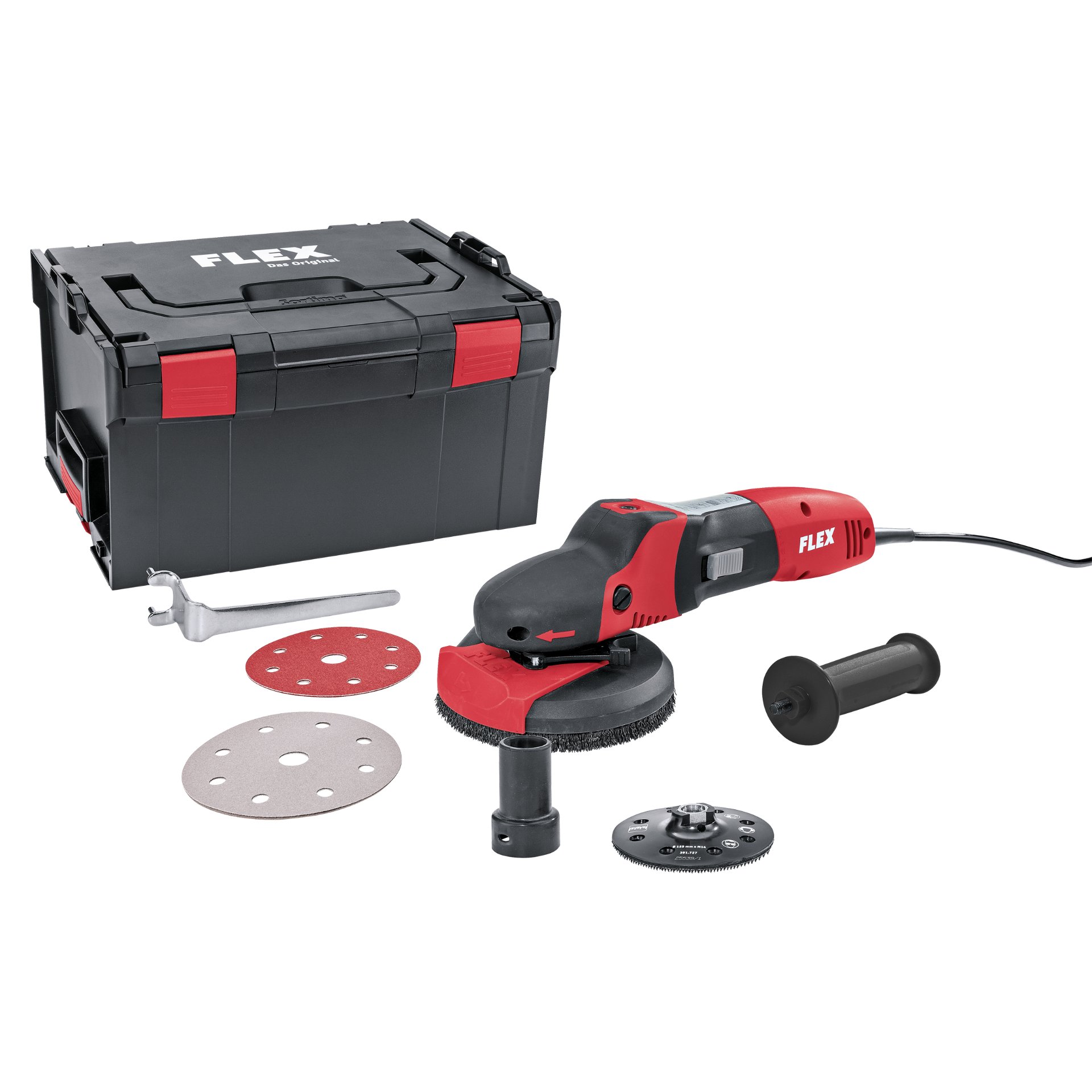 SUPRAFLEX, der Schleif-Spezialist für lackierte Oberflächen, Holz, Stein und Metall SE 14-2 125 Set