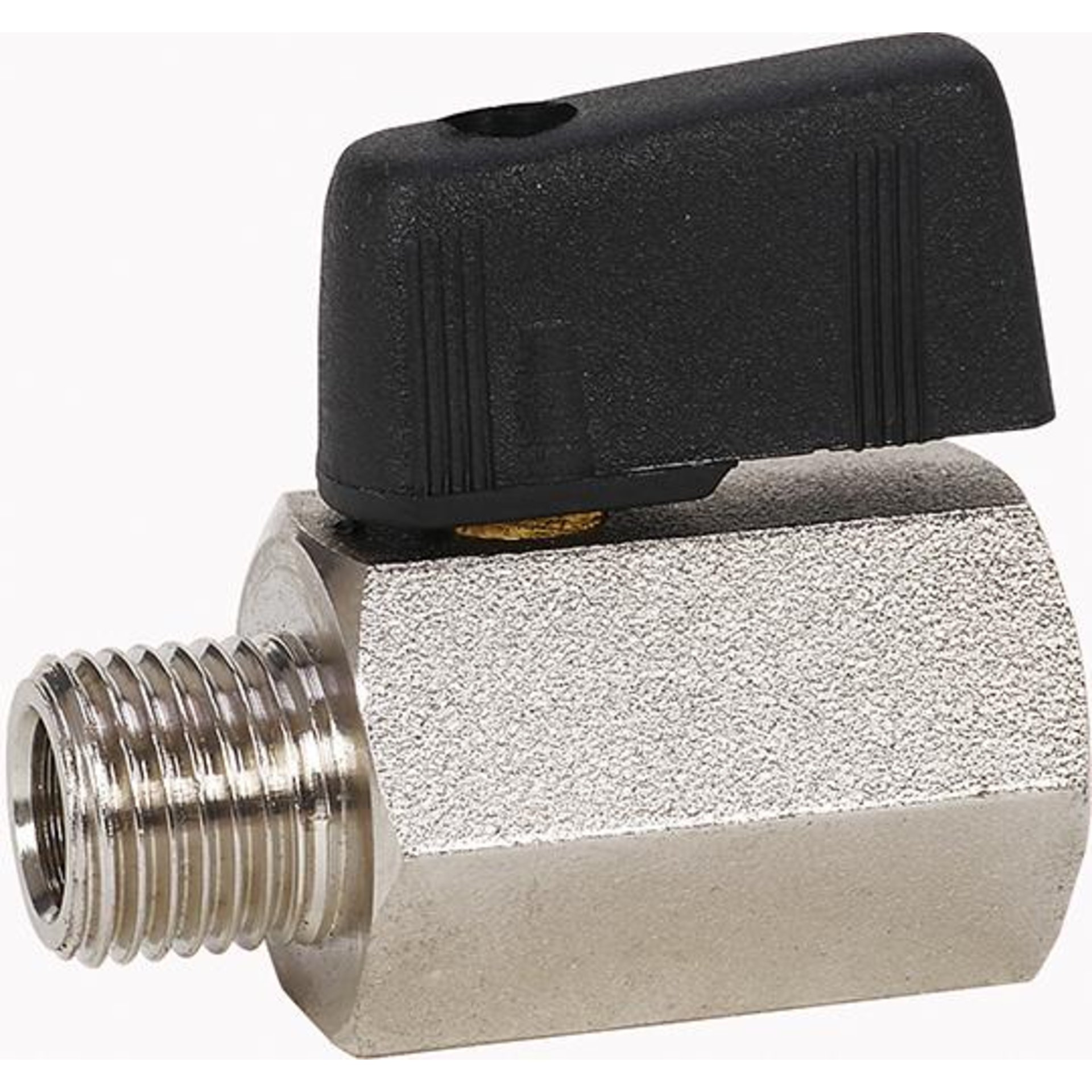 Kugelhahn Mini BR 93501 Flügelgriff, IG/AG G 1/2", PN 30, Messing BEE