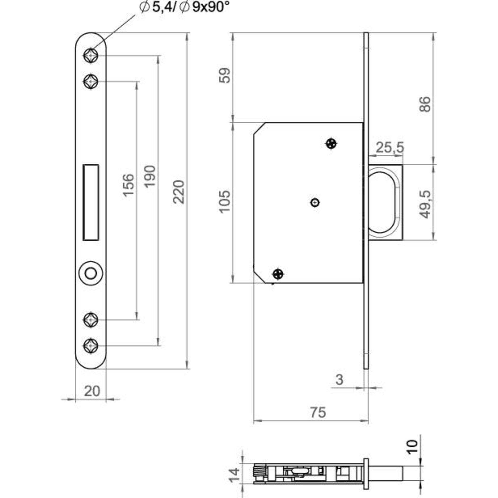 Schiebet.-Stirngr.ST76 SGFR 20 EST001 rd.20EST