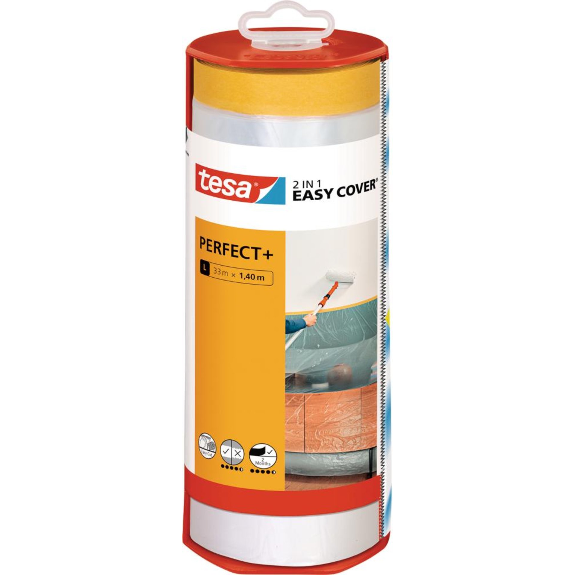 tesa Easy Cover Perfect+ Spender&Refill: L (33m x 1,40m)