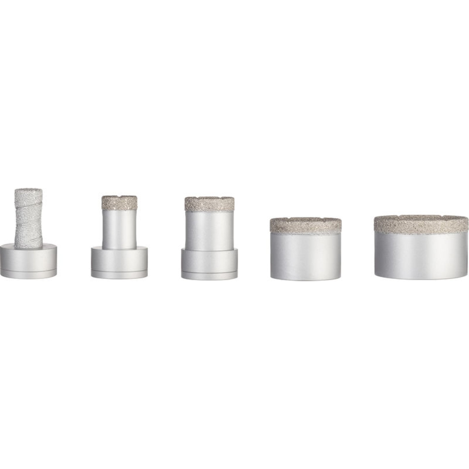 PRO Ceramic dry X-Lock Bohrkronen-Set, 68x33, 51x33, 35x33, 25x33, 20 mm, 5-tlg.