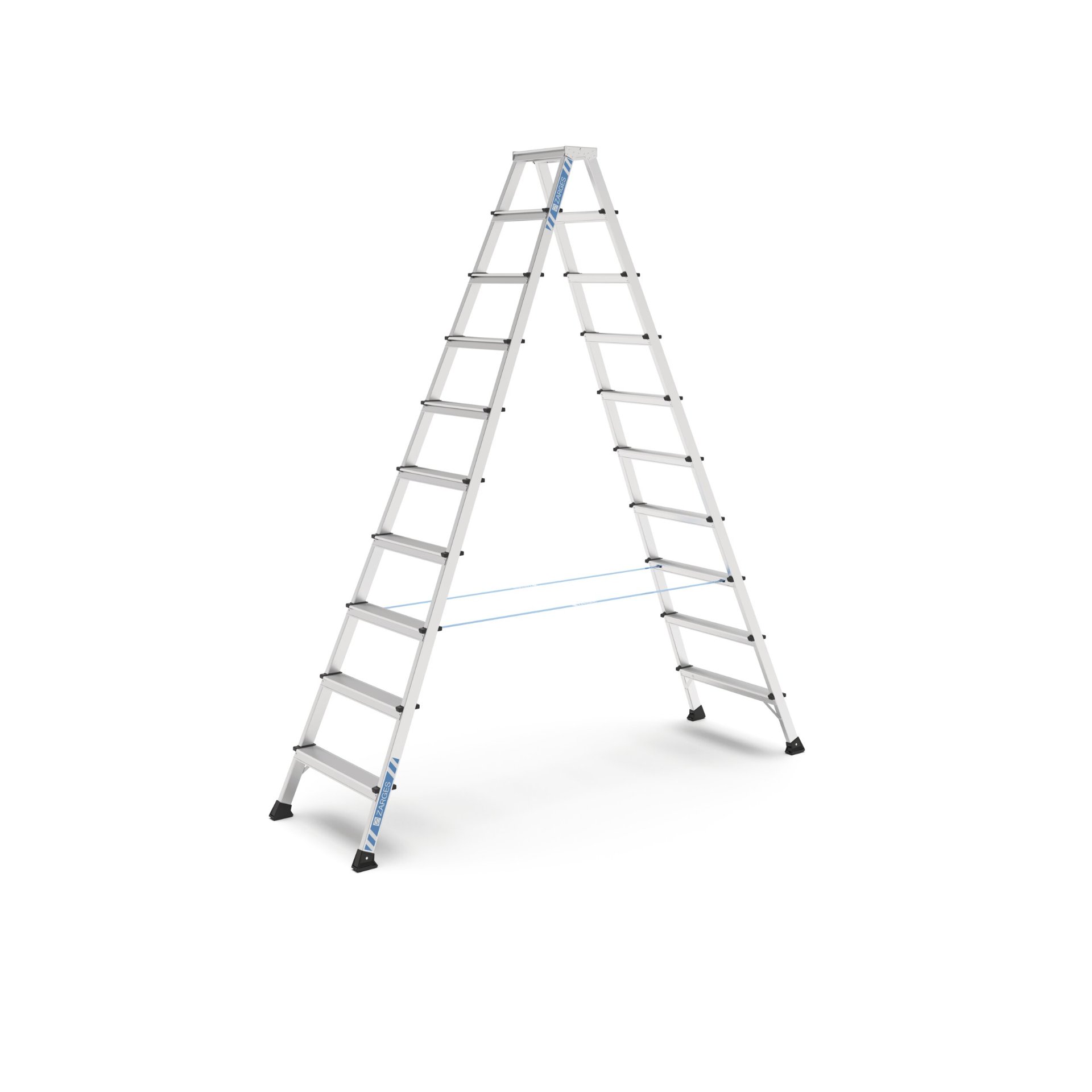 XLstep B - LM-Stufen-Stehleiter 2 x 10 Stufen