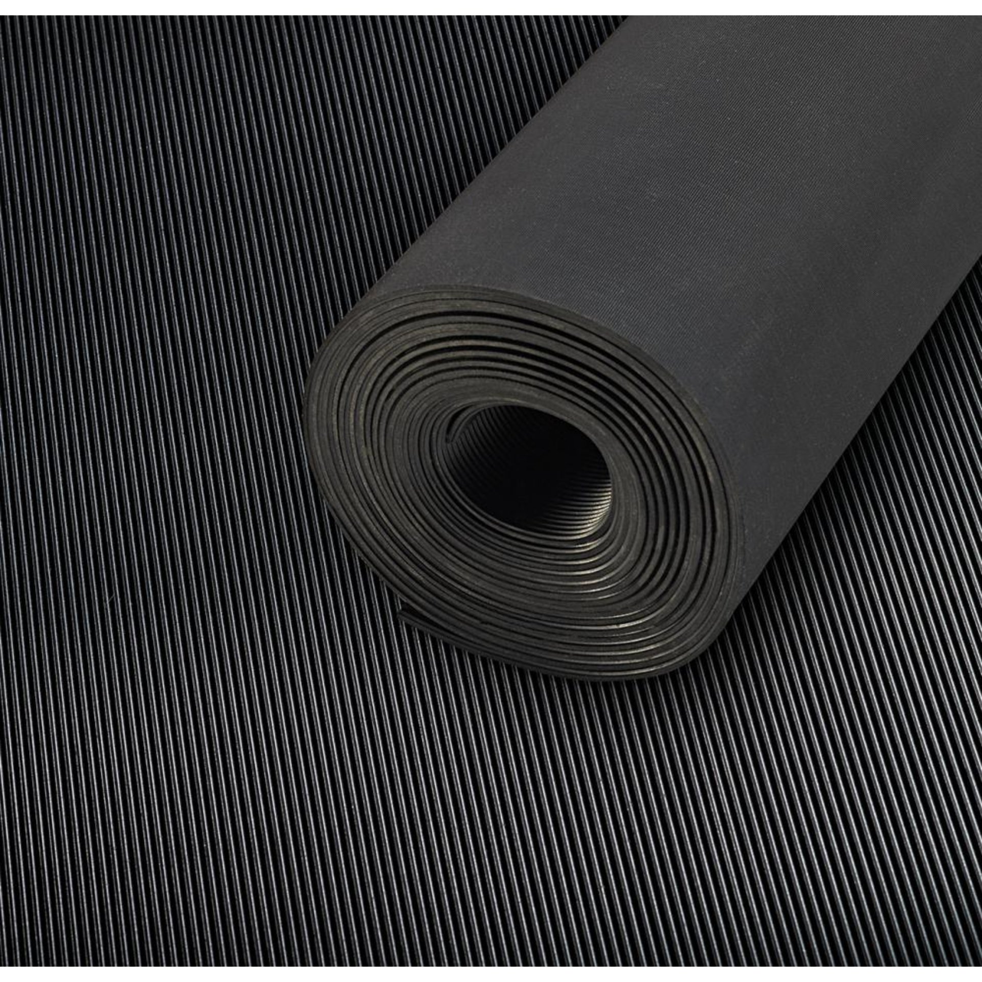 Feinriefenmatte CLASSIC SBR/NR, schwarz, 3mm, 1000mm 10m FORTIS