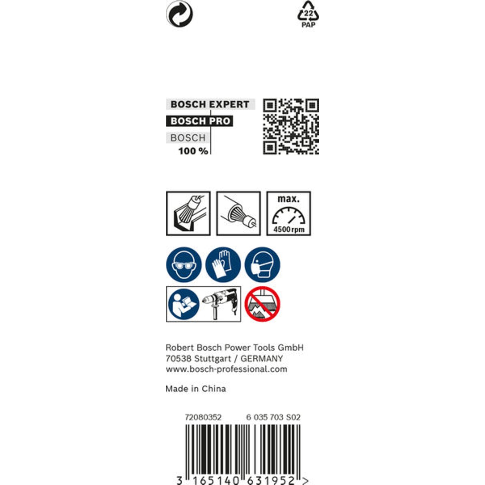 PRO Metal heavy Pinselbürste, gerader Schaft, 10 x 0,35 mm