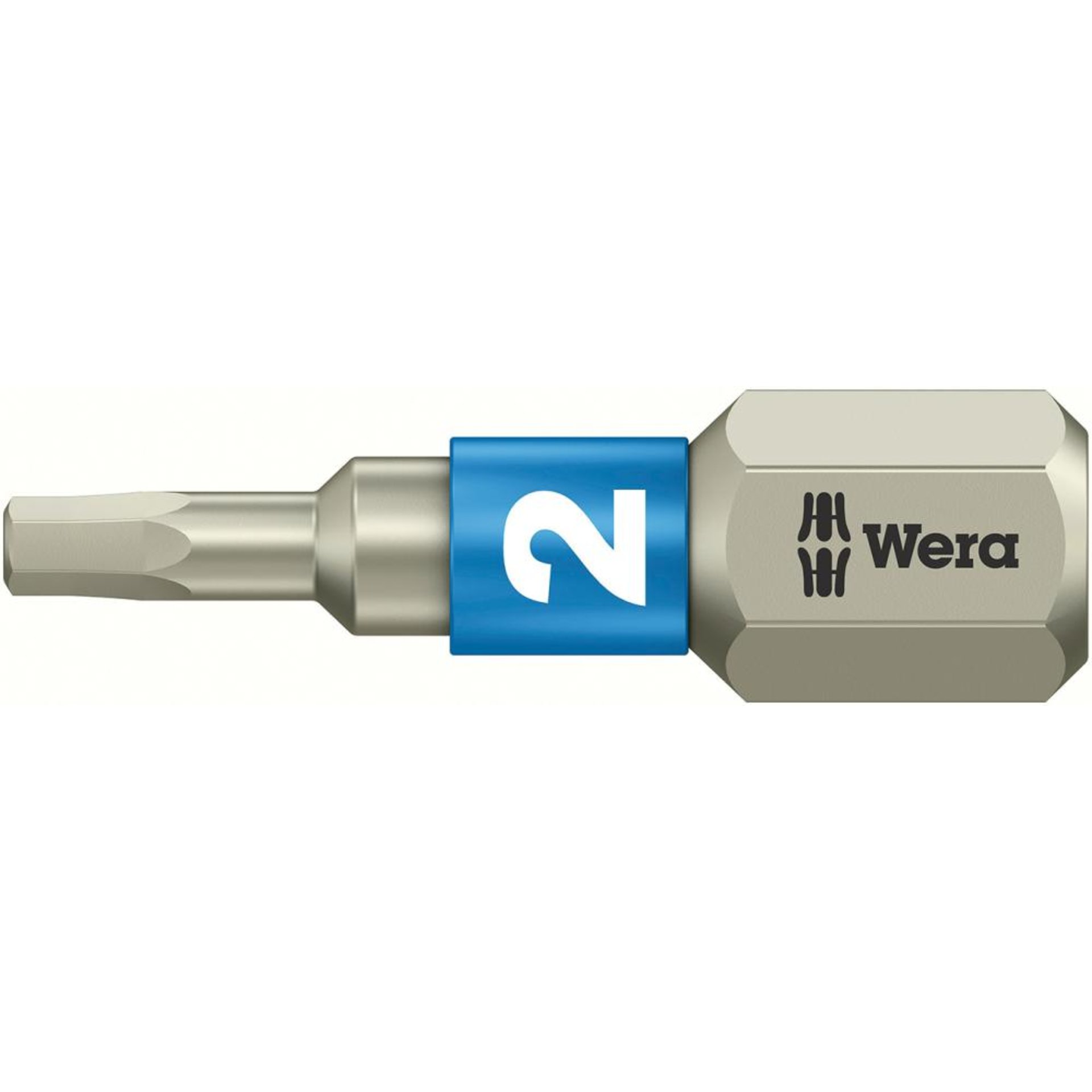Bit rostfrei 1/4" DIN 3126 C6,3 Innensechskant 2x25mm Wera