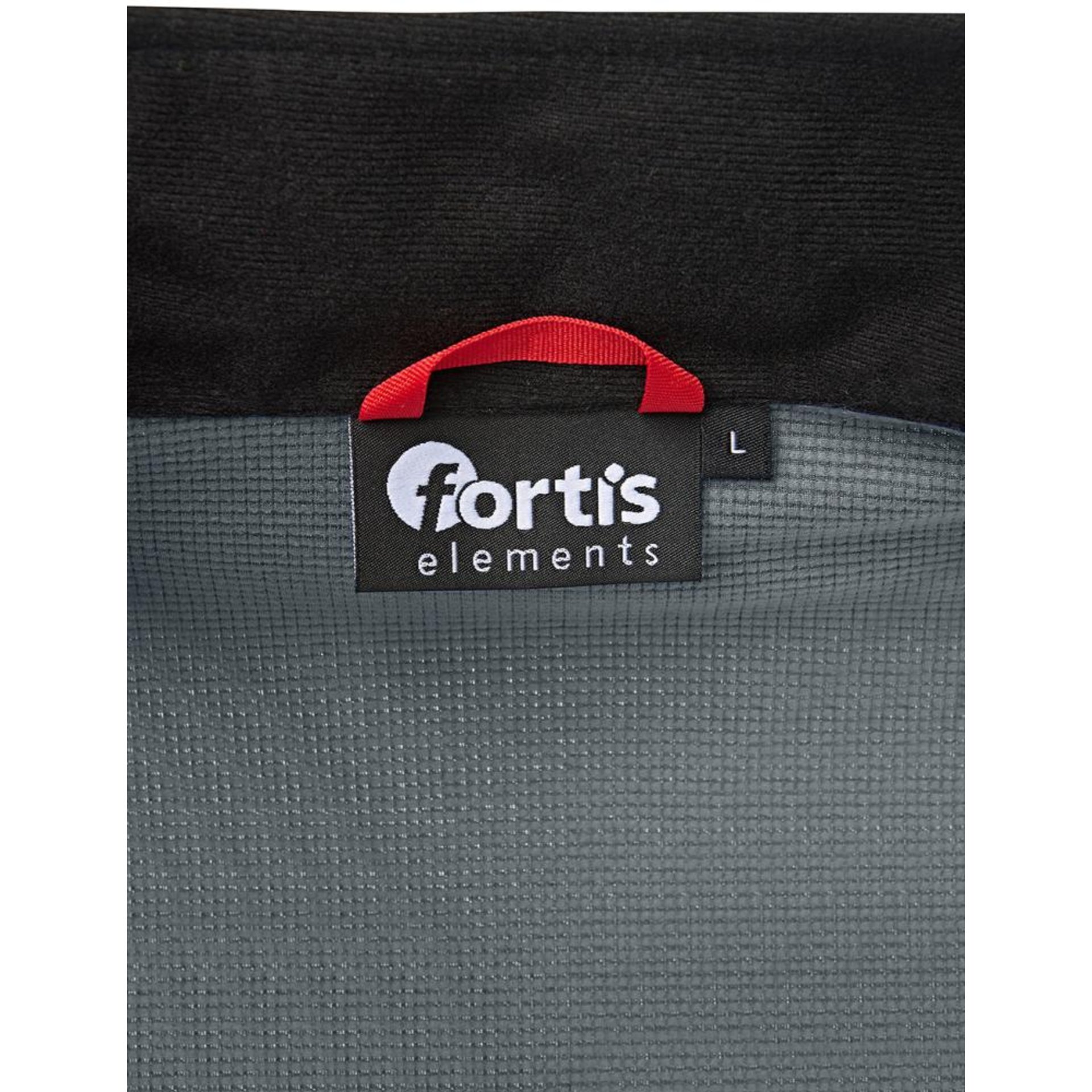 Tech-Fleecejacke grau/schwarz meliert Gr. 2XL Fortis Elements
