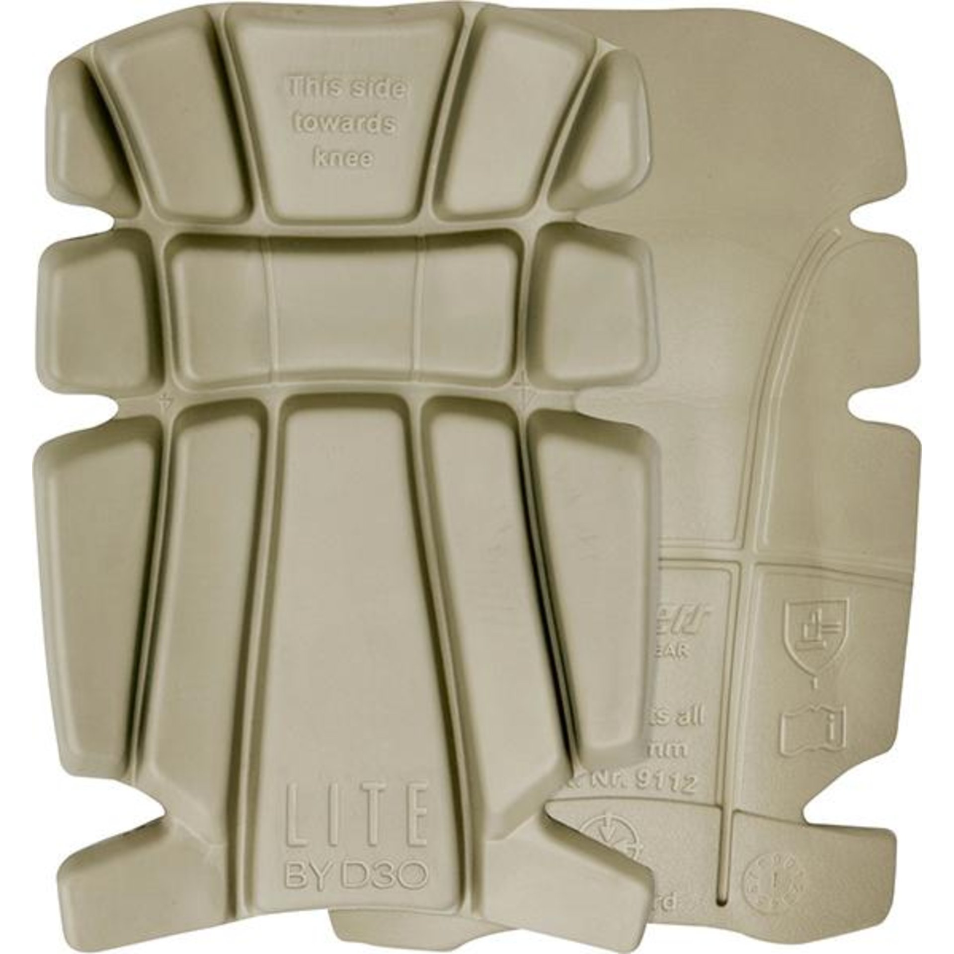 D3O Lite HW Kniepolster One size,sand