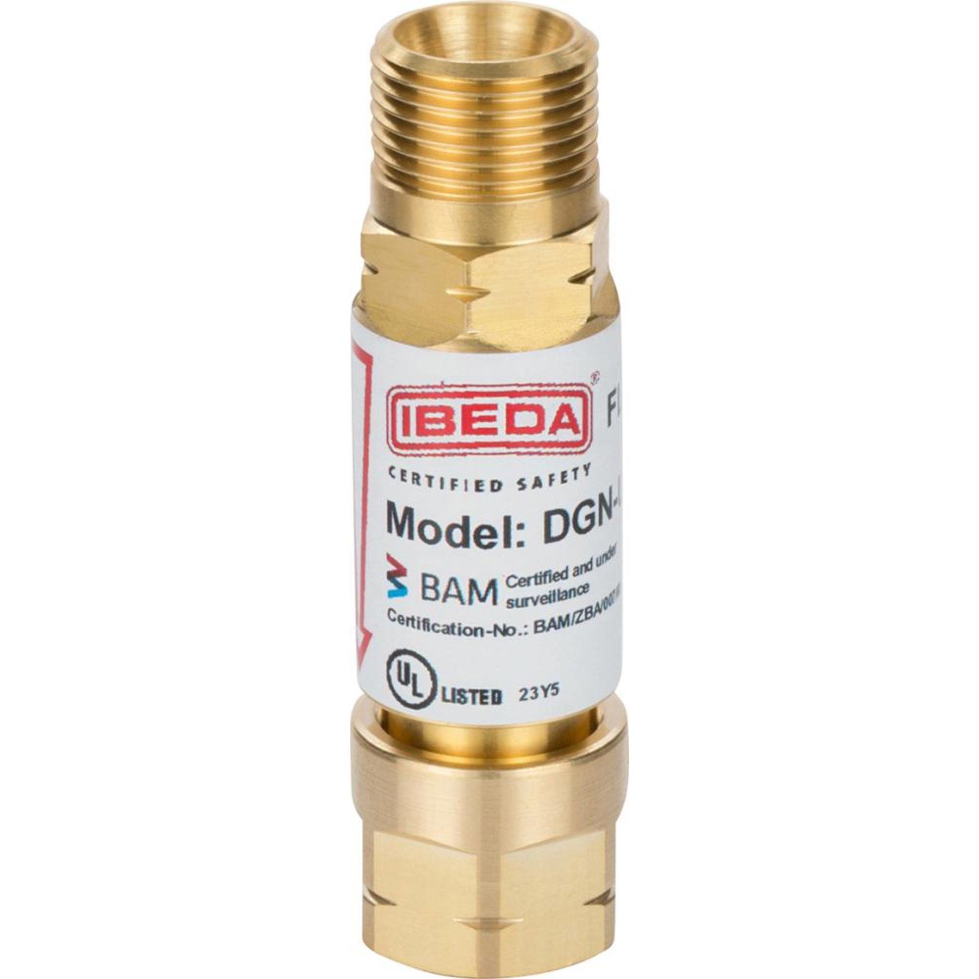 Sicherheitseinrichtung Brenngas, G 3/8" LH