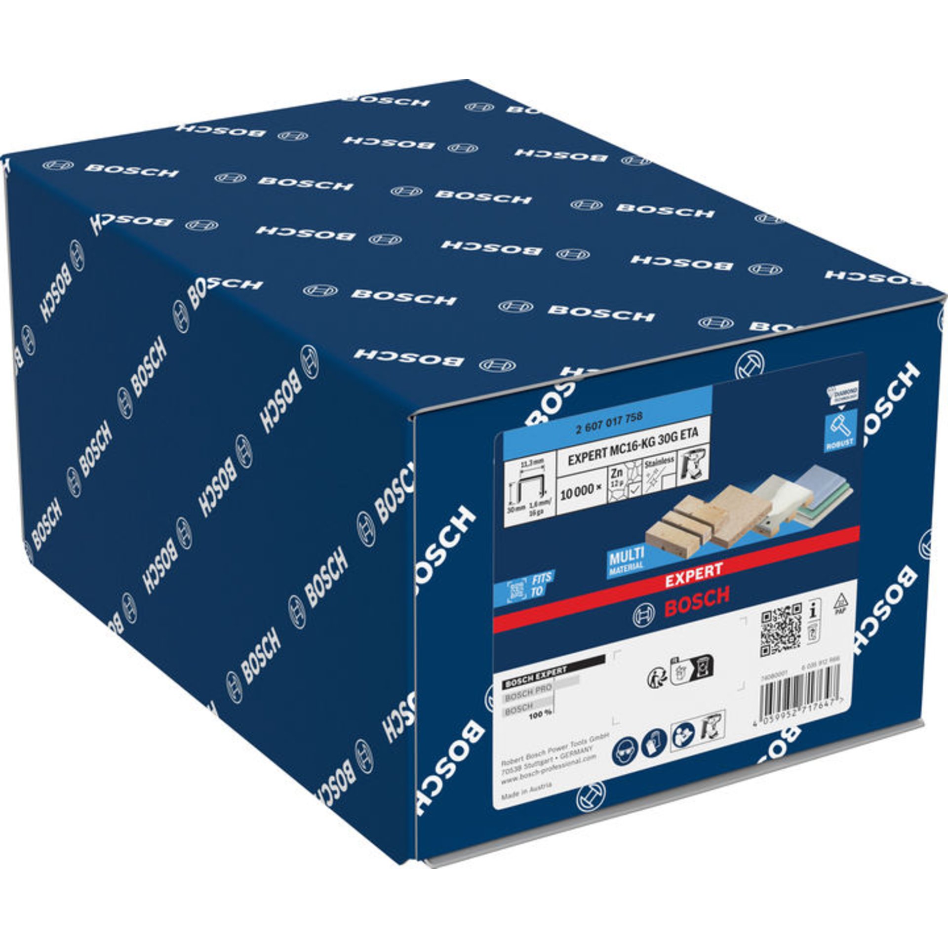 EXPERT MC16-KG 30G ETA Kronenklammer mit mittlerem Rücken, 1,6/16 g, 30 mm