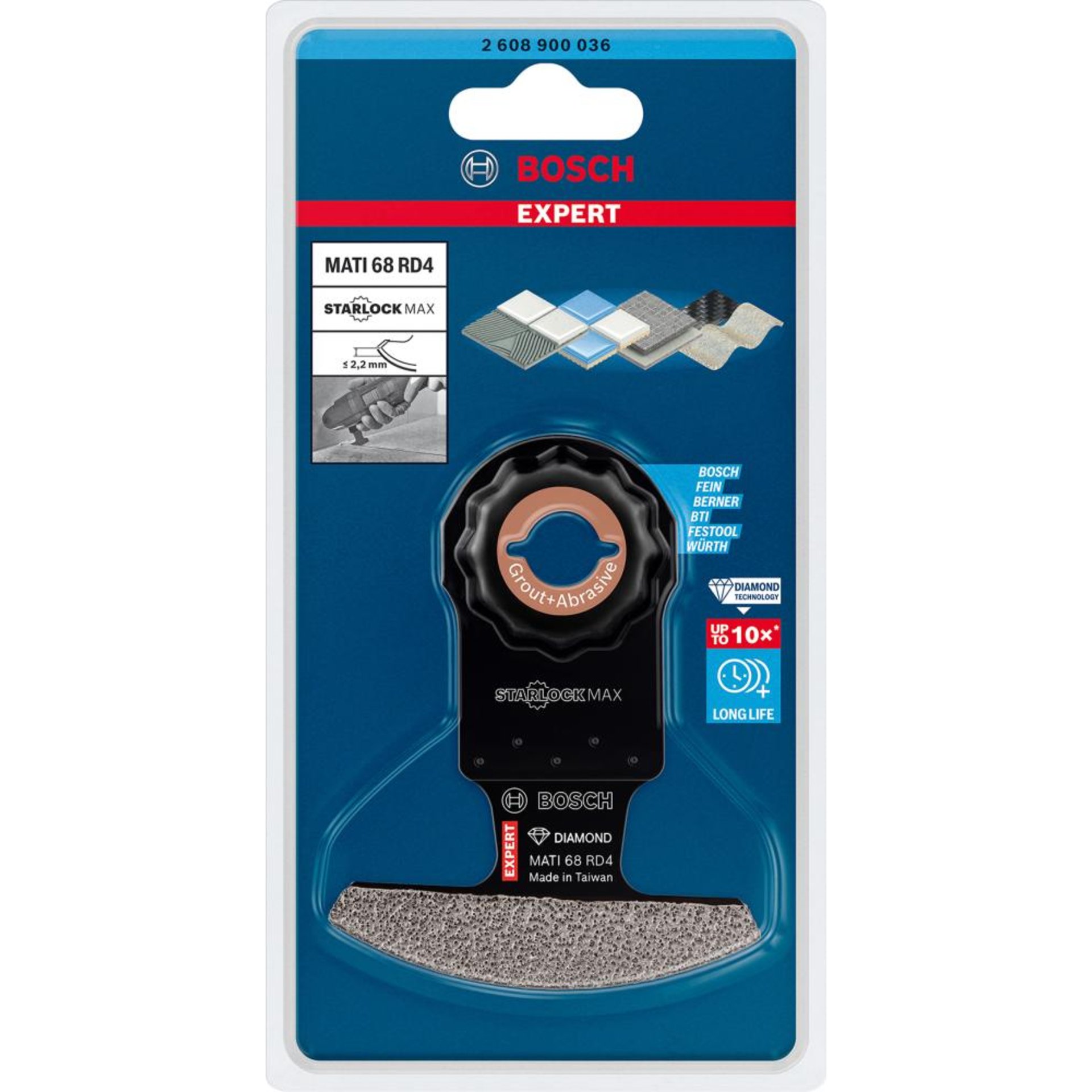 Dia-Segm.sägeblatt EXPERTMATI 68 RD4 Bosch VE à 1 Stück StarlockMax