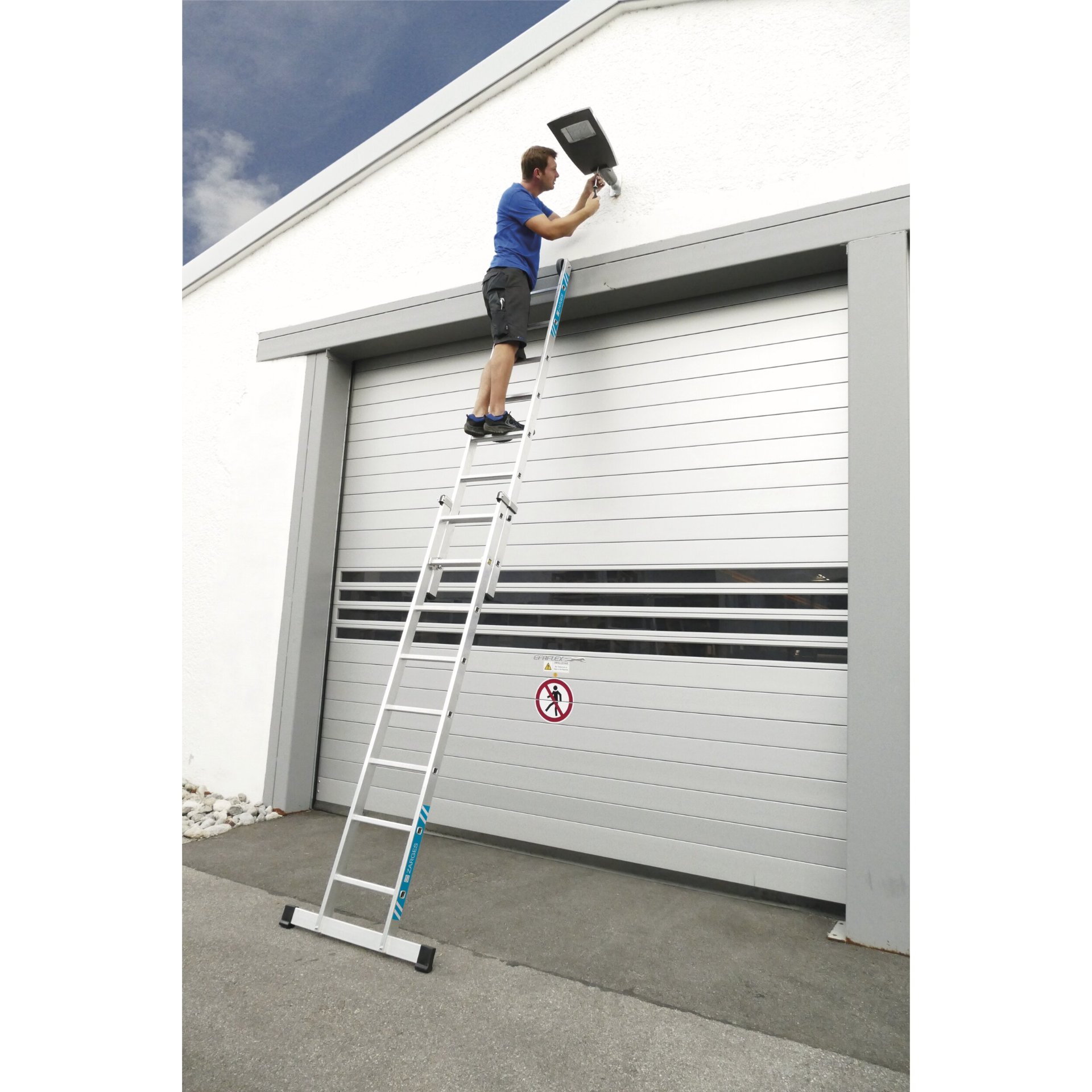Everest Plus 2E - Schiebeleiter 2 x 8 Stufen