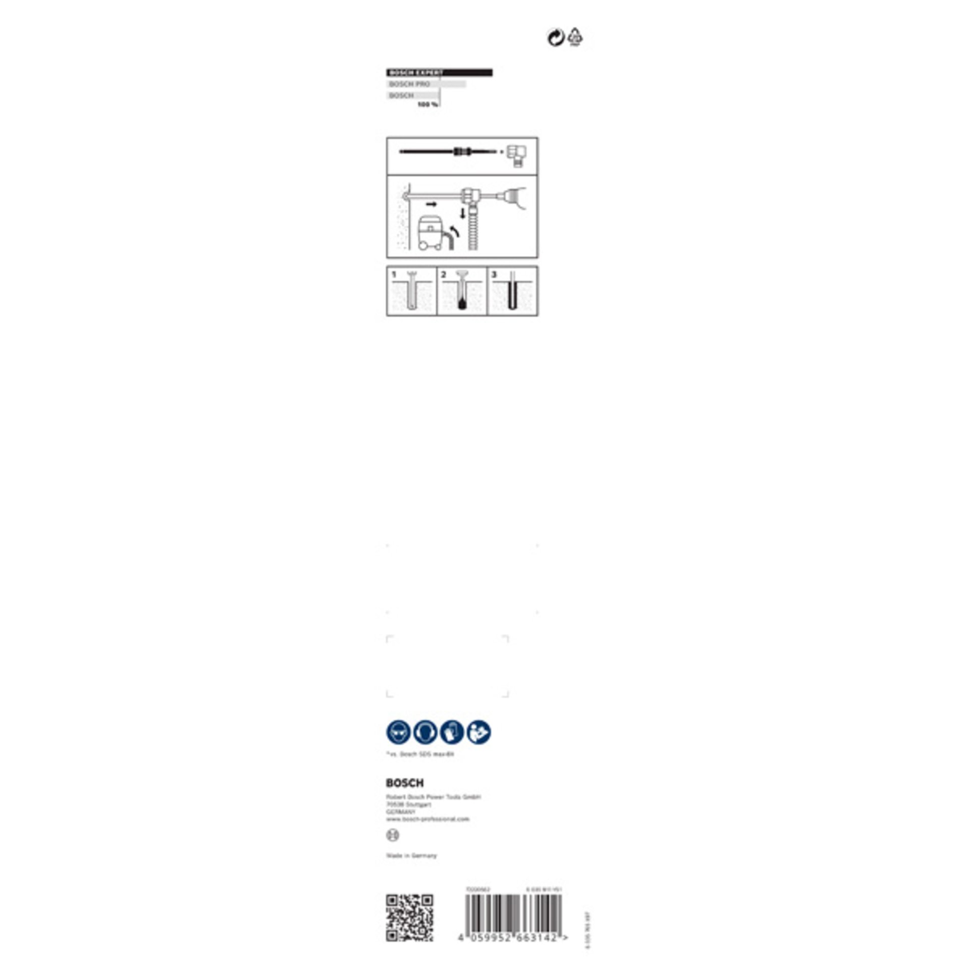 EXPERT SDS Clean max-8X Hammerbohrer, 20x400x650 mm