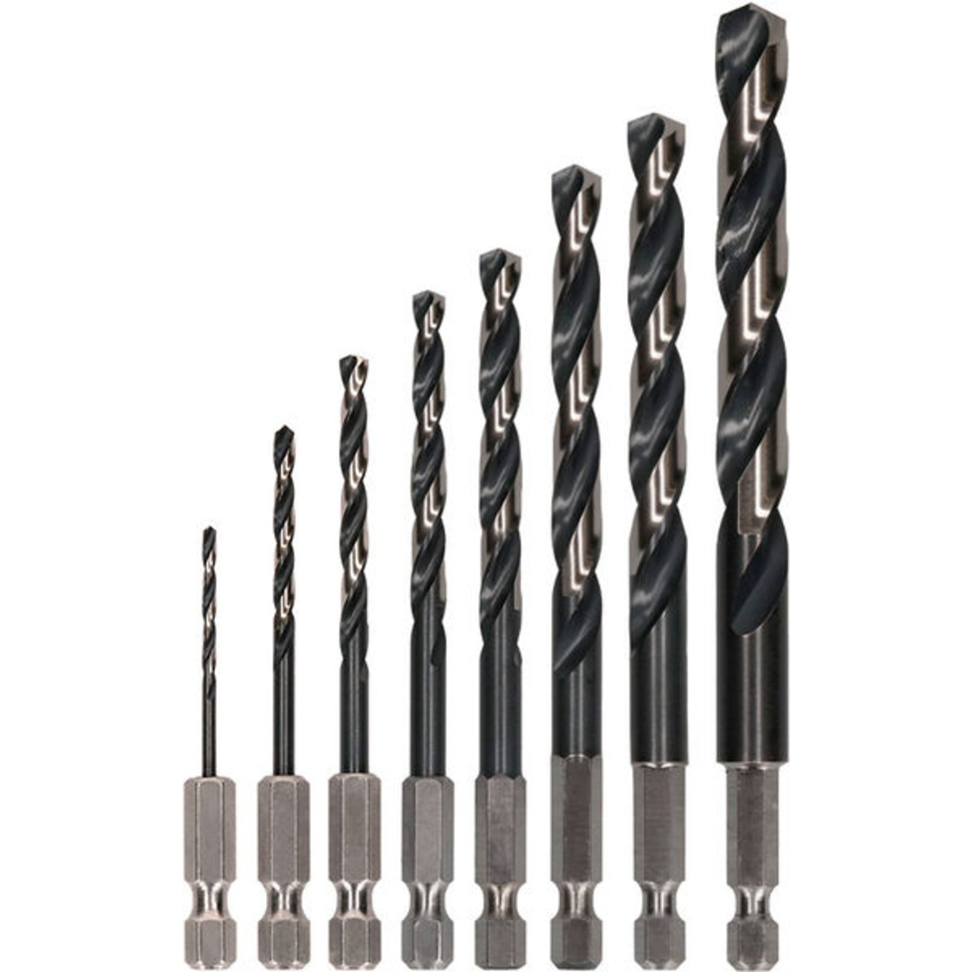 PRO Metal HSS-G Impact Spiralbohrer Set, 8-tlg.